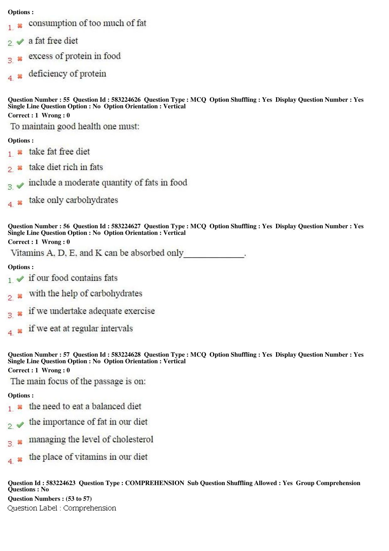 MP CPCT 19th March 2017 CPCT Question Paper Shift 1 - Page 31