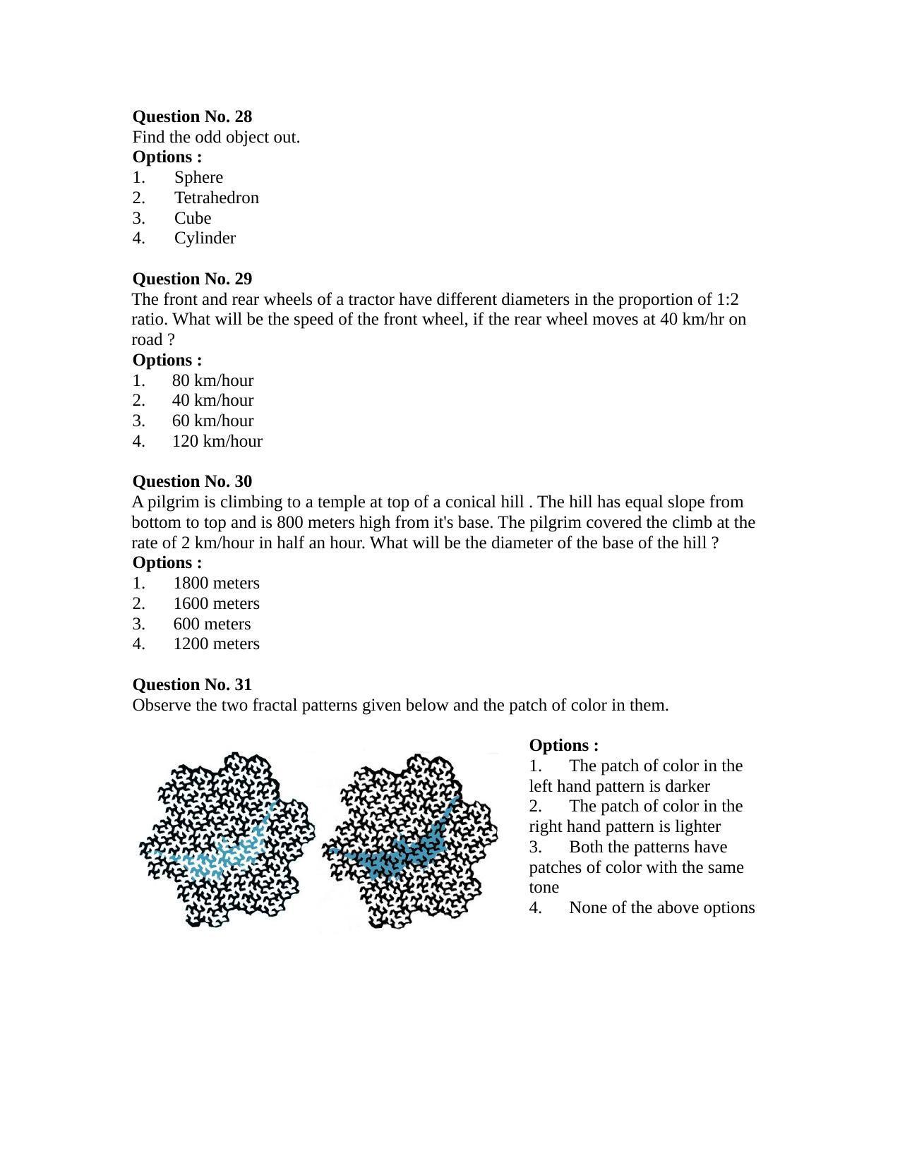 CEED 2013 Question Paper - Page 10