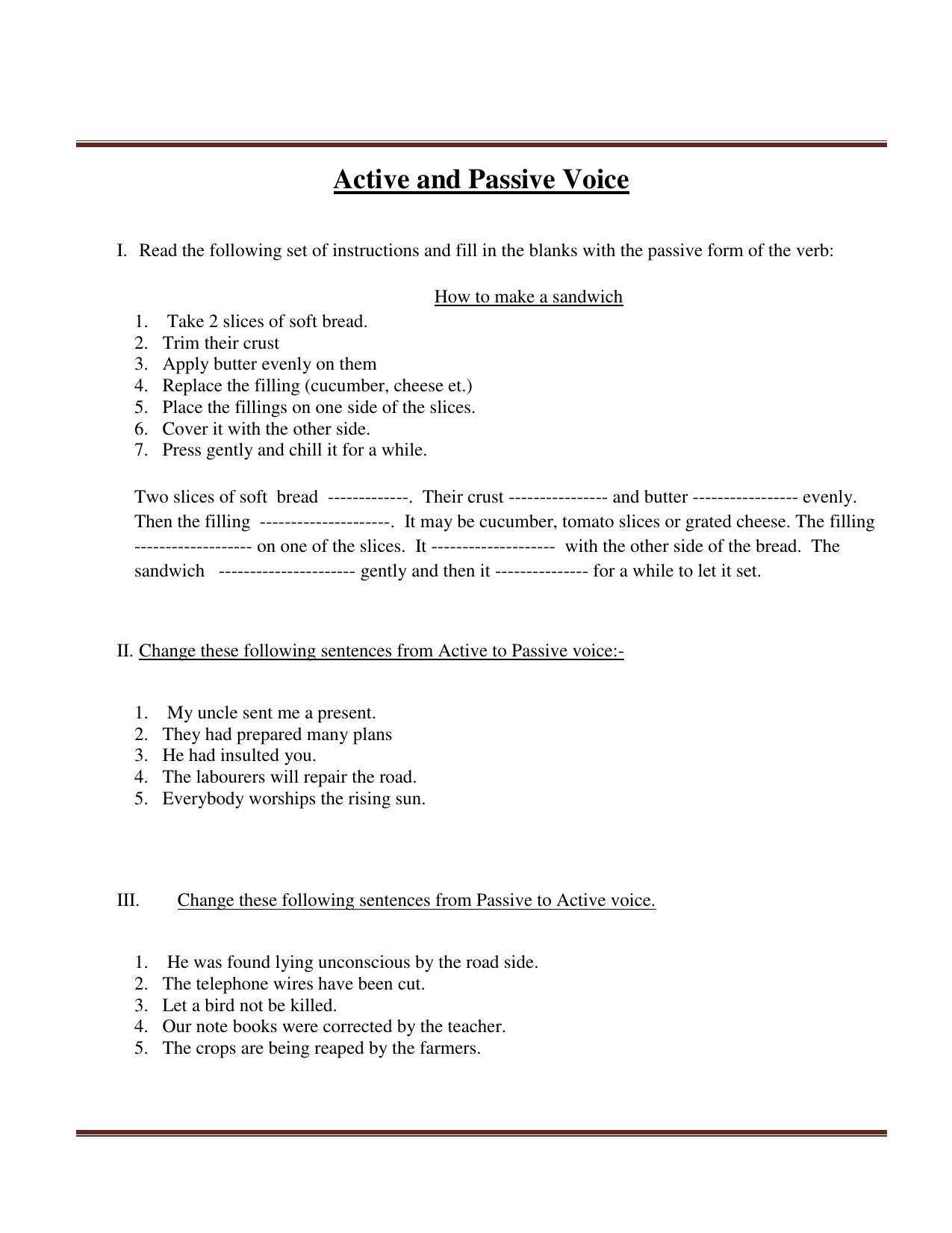 CBSE Worksheets for Class 6 English Practice Assignment 10 - Page 2