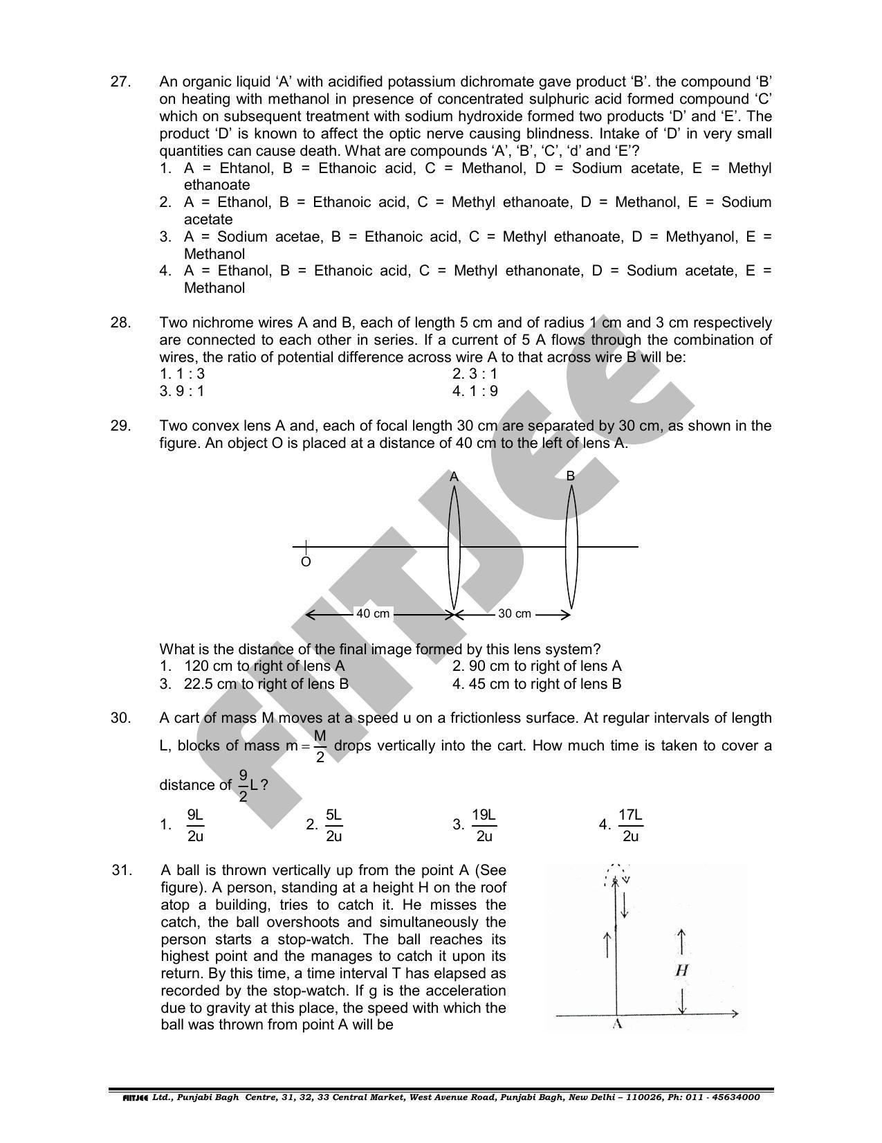 NTSE 2018 (Stage II) SAT Question Paper (May 13, 2018) - Page 5