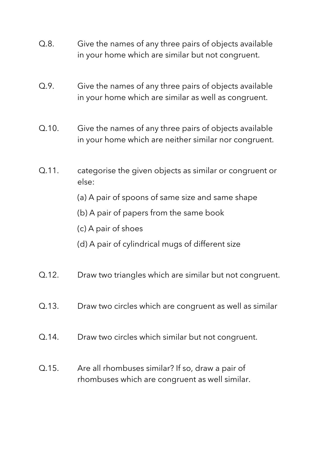 JKBOSE Class 10 Maths: Chapter 6th Triangles-1 Question Bank - Page 7