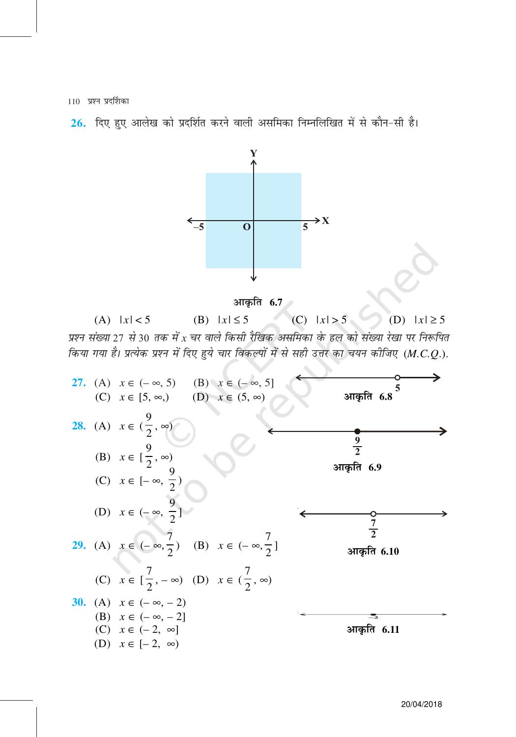 NCERT Exemplar Class 11: गणित यूनिट 6(रैखिक अस्मिकाए) - Page 13