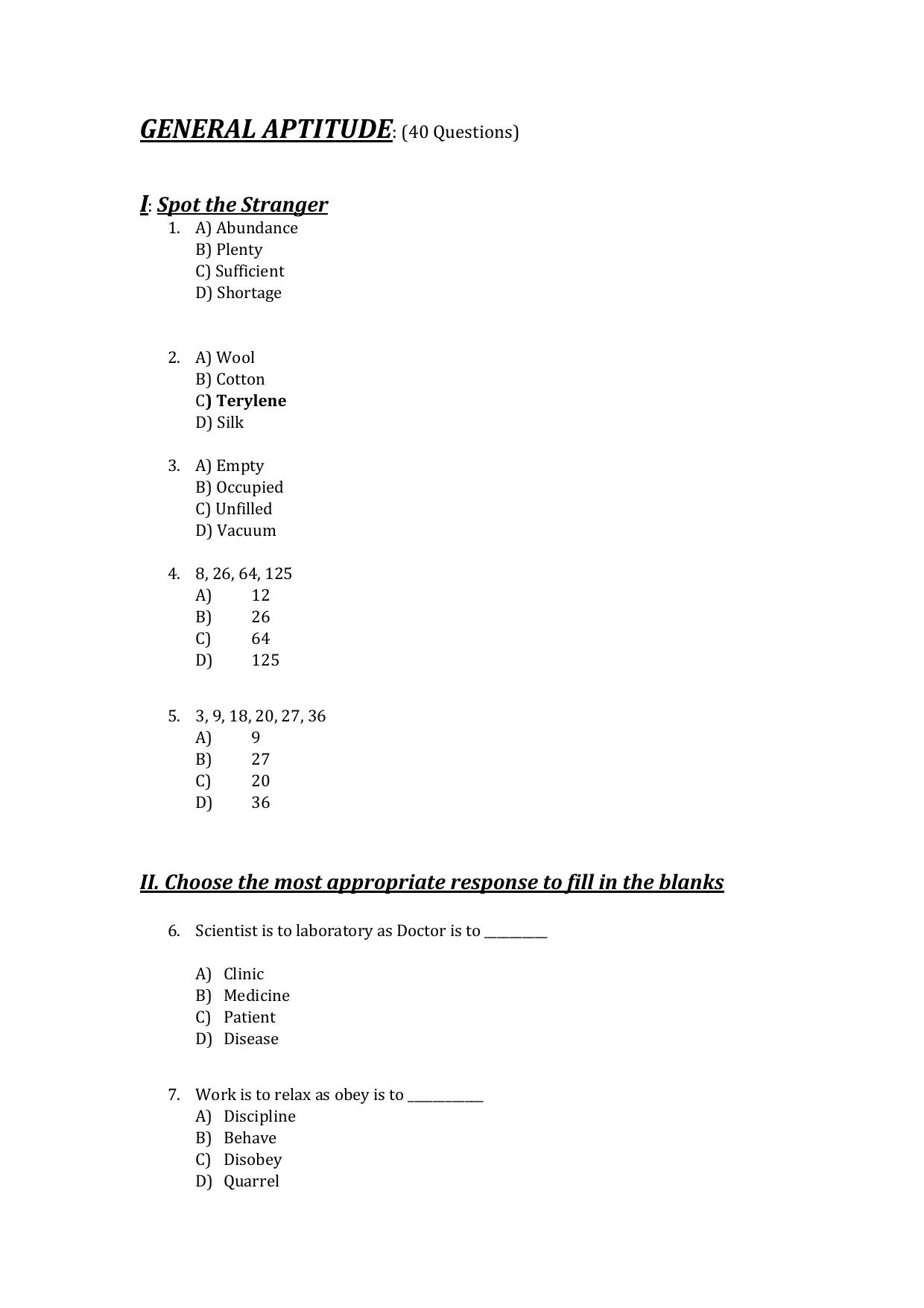 IMU CET UG (Except BBA) Sample Paper - Page 9