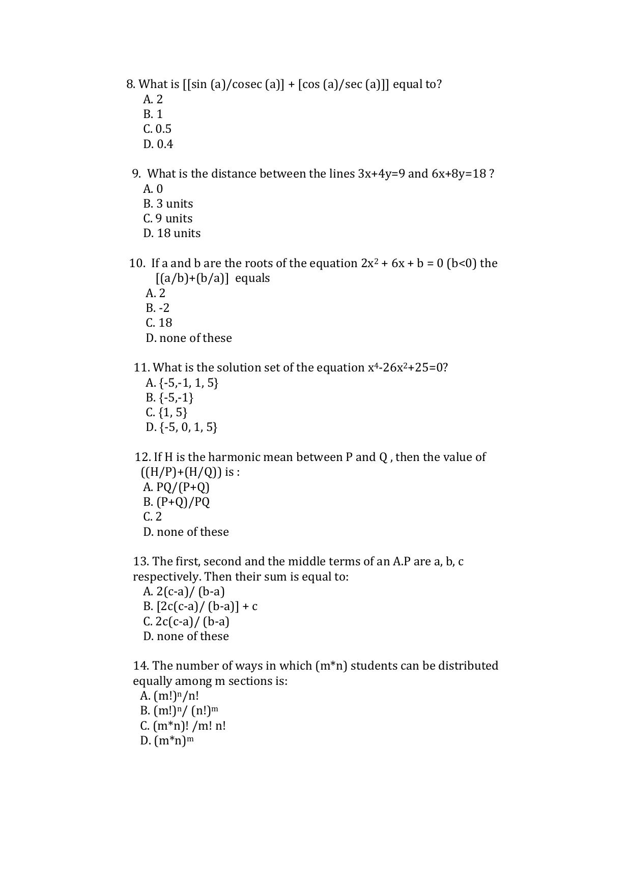 IMU CET UG (Except BBA) Sample Paper - Page 17