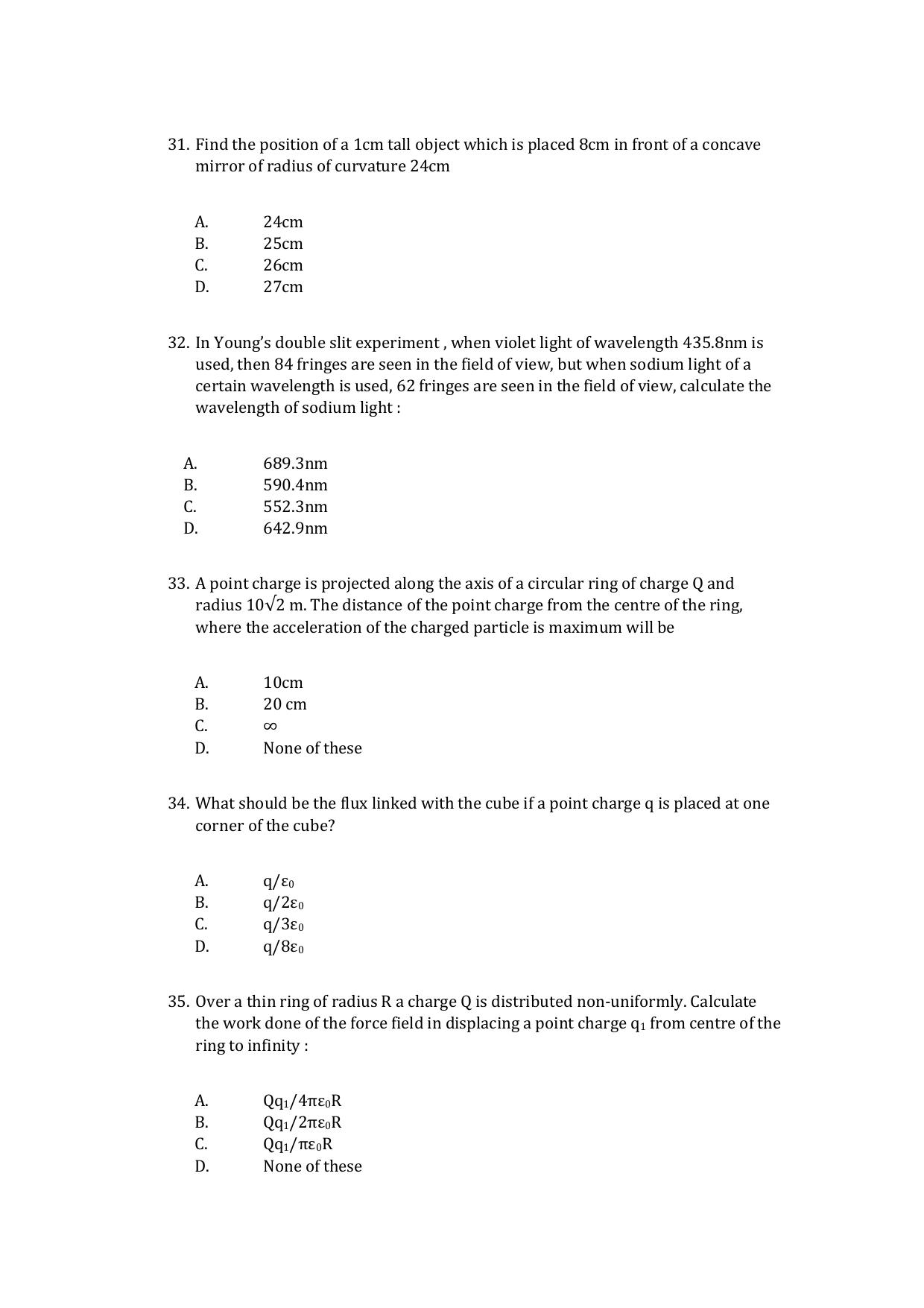 IMU CET UG (Except BBA) Sample Paper - Page 29