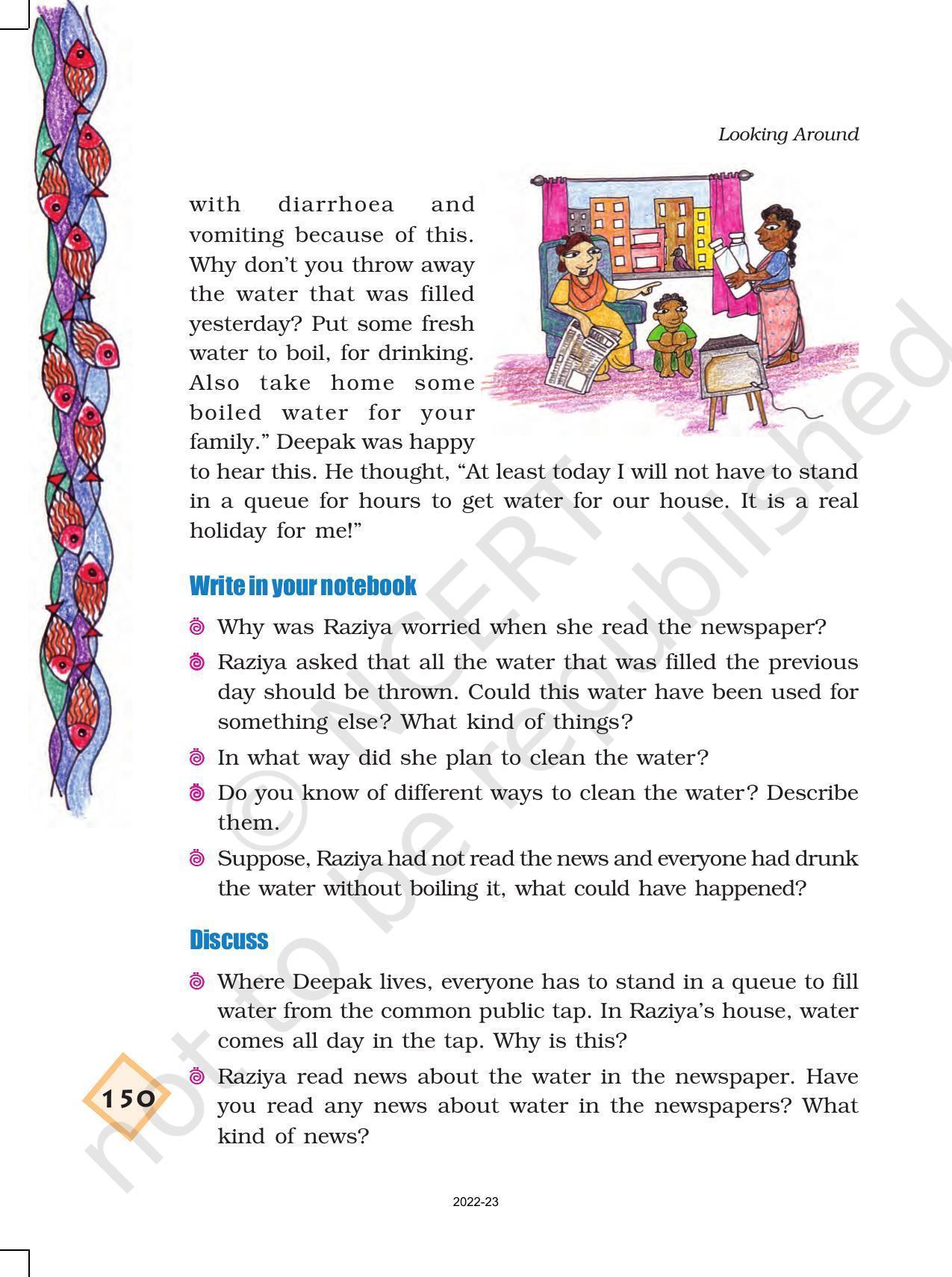 NCERT Book for Class 4 EVS Chapter 18 Too Much Water, Too Little Water - Page 5