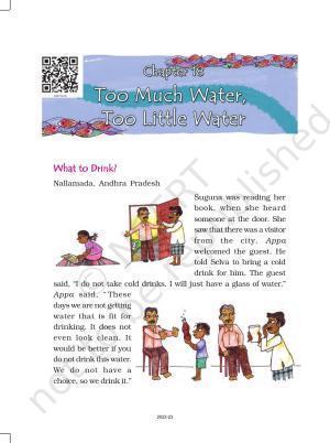 NCERT Book for Class 4 EVS Chapter 18 Too Much Water, Too Little Water