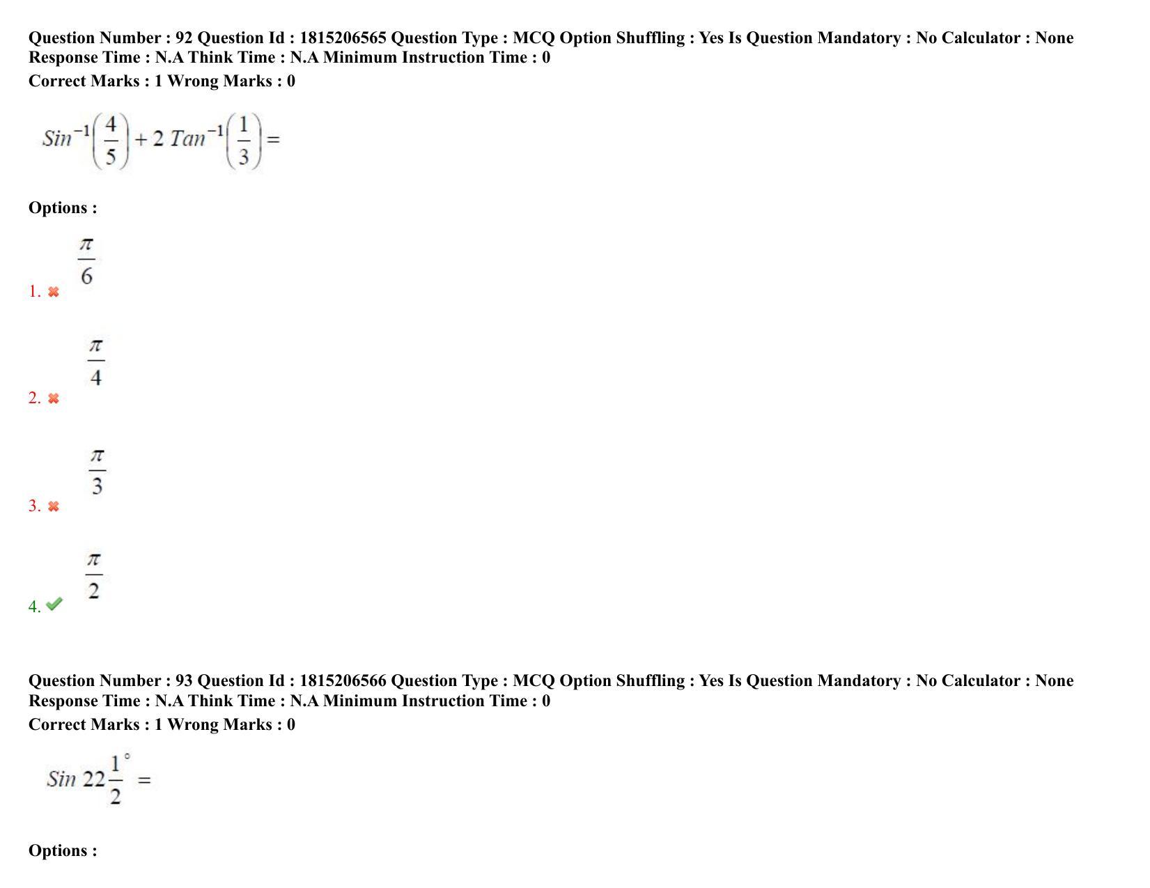 TS CPGET 2023 M Sc Chemistry Pharmaceutical Chemistry (5 years Integrated) Shift 3 Question Paper with Answer Key - Page 72