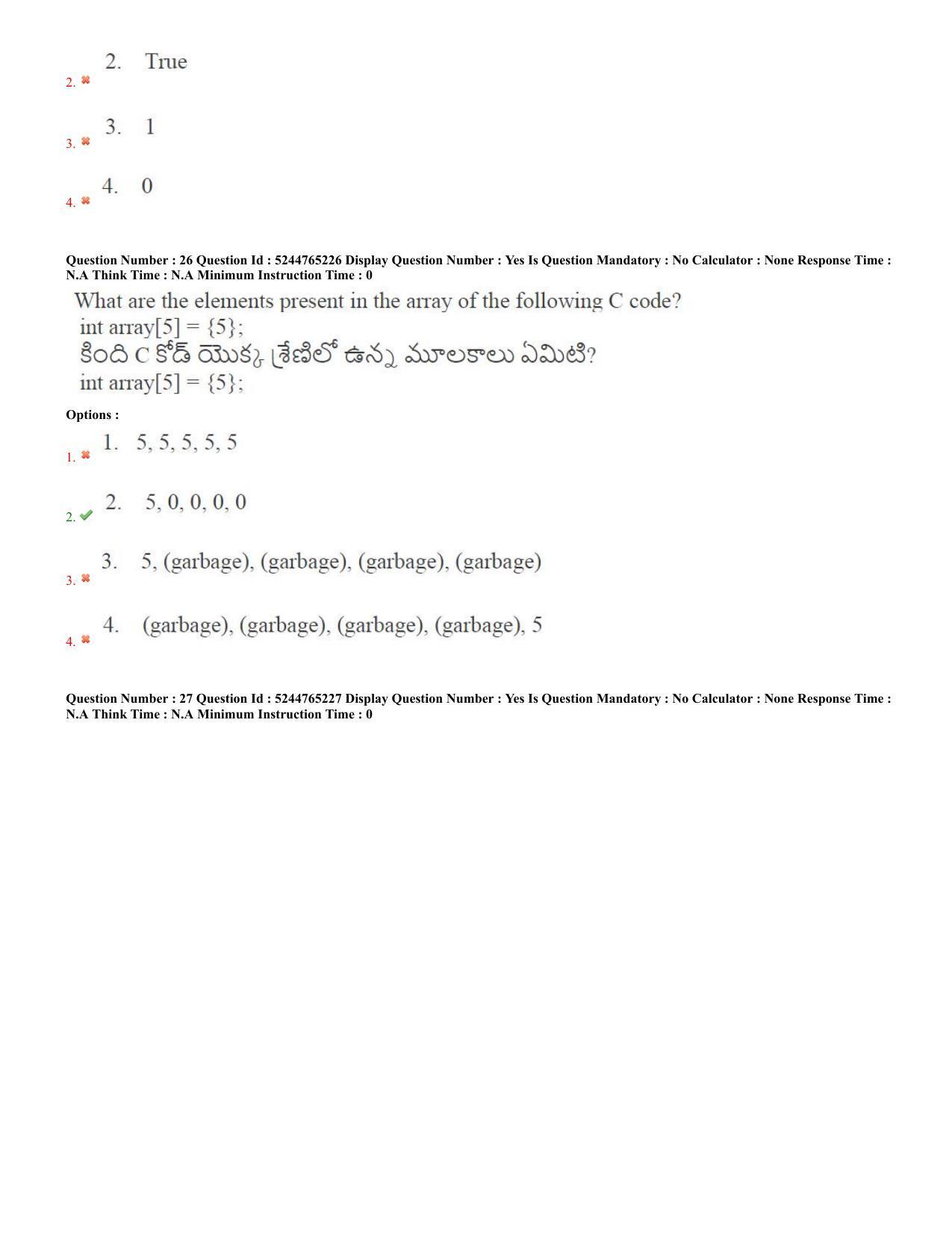 AP PGCET 2022 Computer Science Question Paper with Answer Key Shift 2 - Page 13