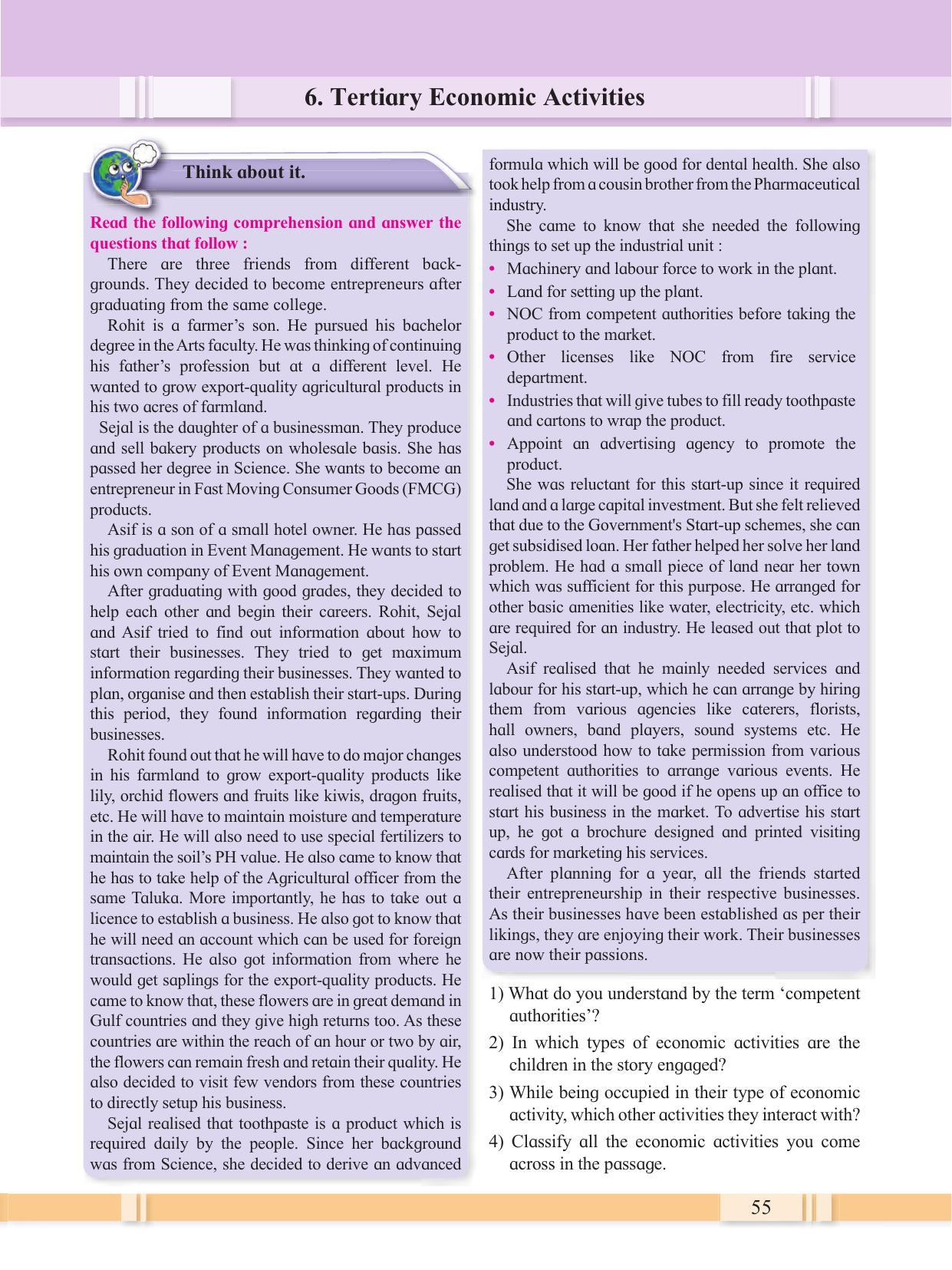 Maharashtra Board Class 12 Geography Textbook - Page 65