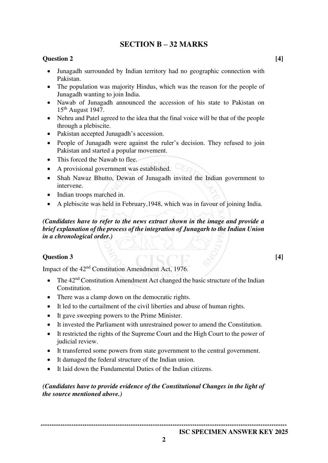 ISC Class 12 2025 HISTORY  (SQP & AK) Specimen Paper - Page 11