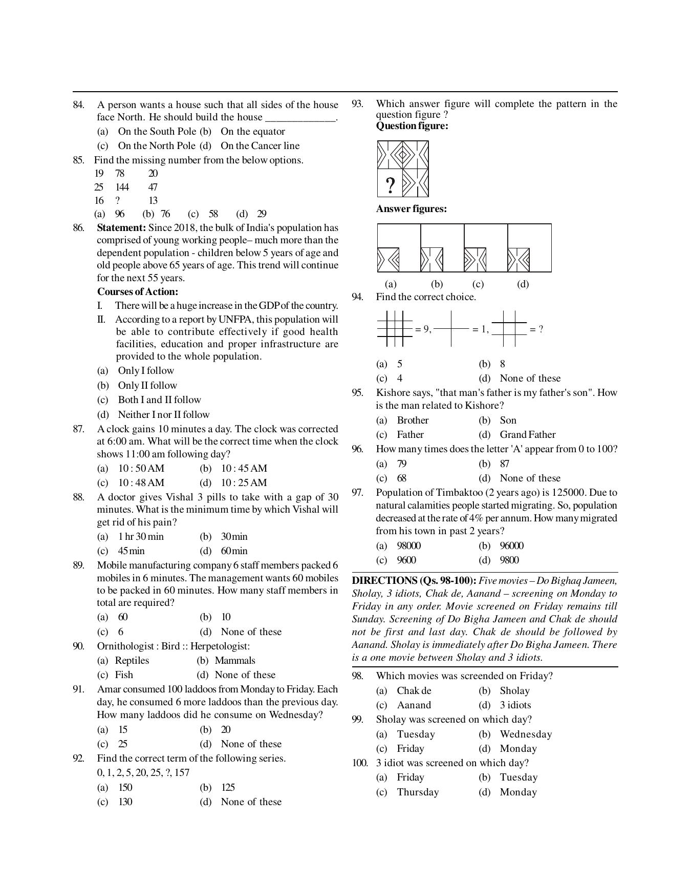 SNAP 2019 Question Paper with Solution - Page 7