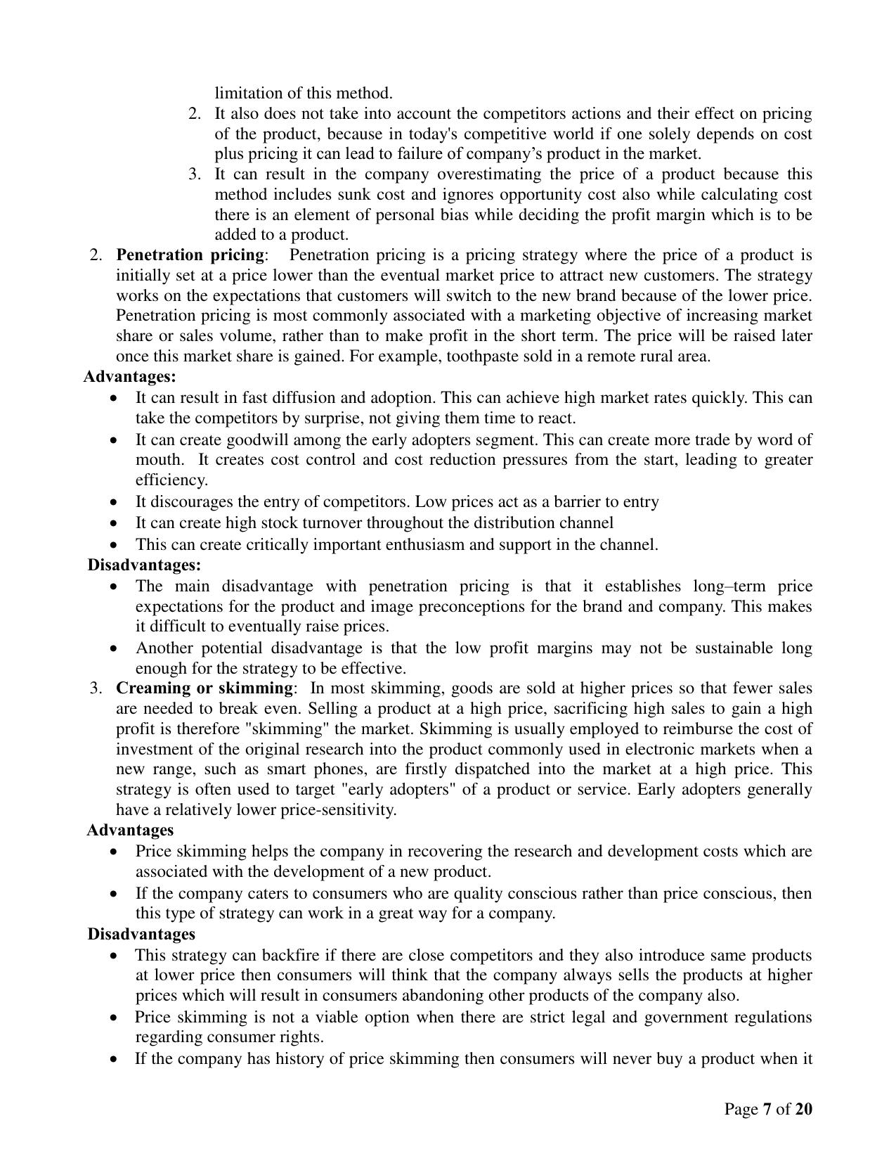 CBSE Class 12 Entrepreneurship Enterprise Marketing Study Material - Page 7