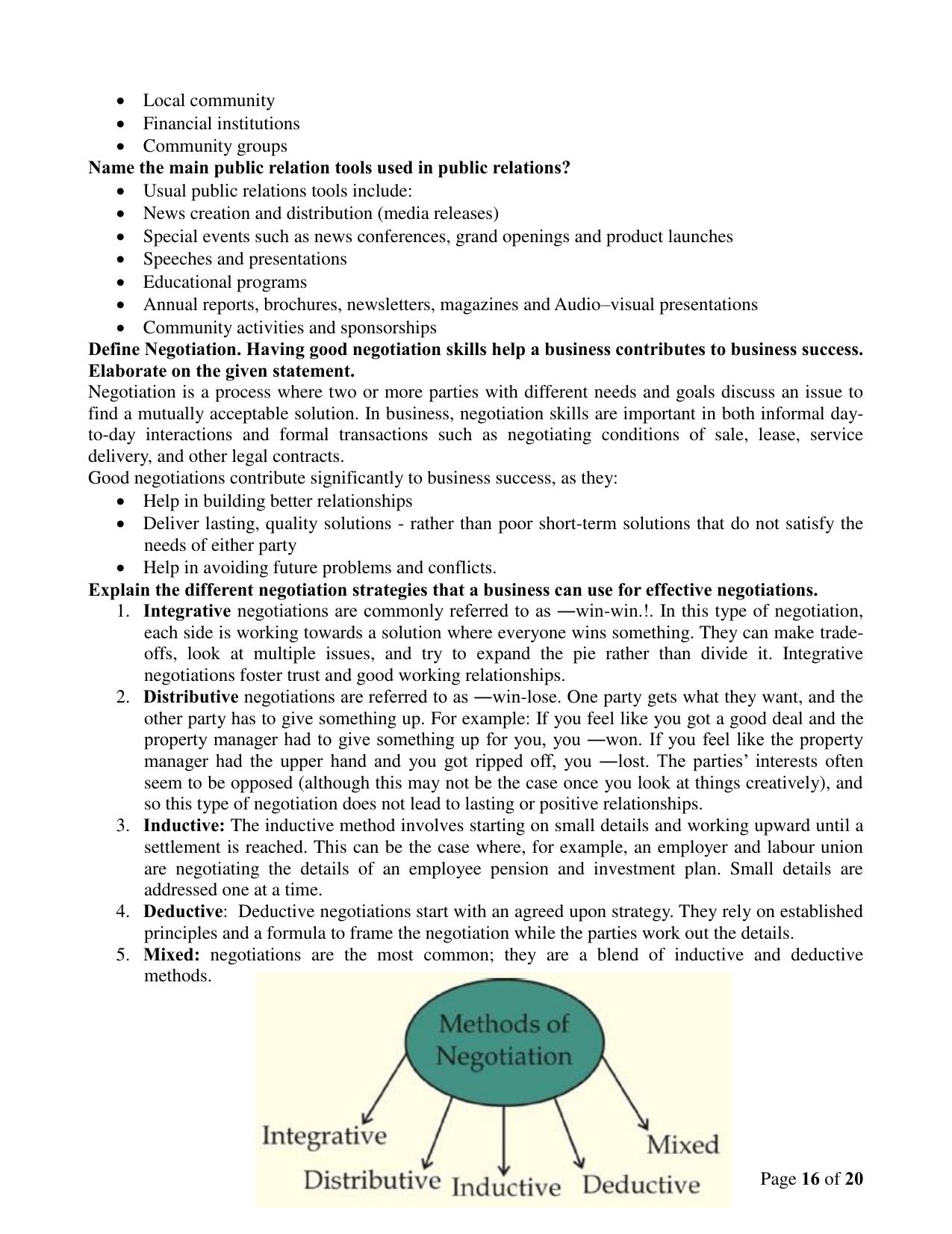 CBSE Class 12 Entrepreneurship Enterprise Marketing Study Material - Page 16