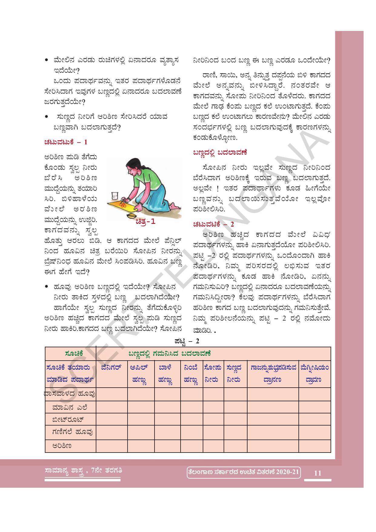 TS SCERT Class 7 General Science (Kannada Medium) Text Book - Page 25