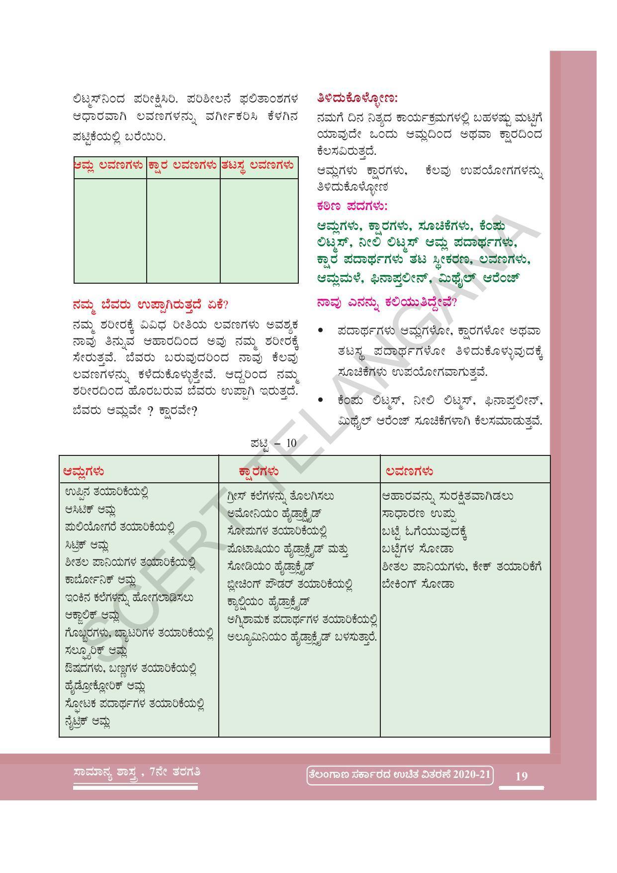 TS SCERT Class 7 General Science (Kannada Medium) Text Book - Page 33