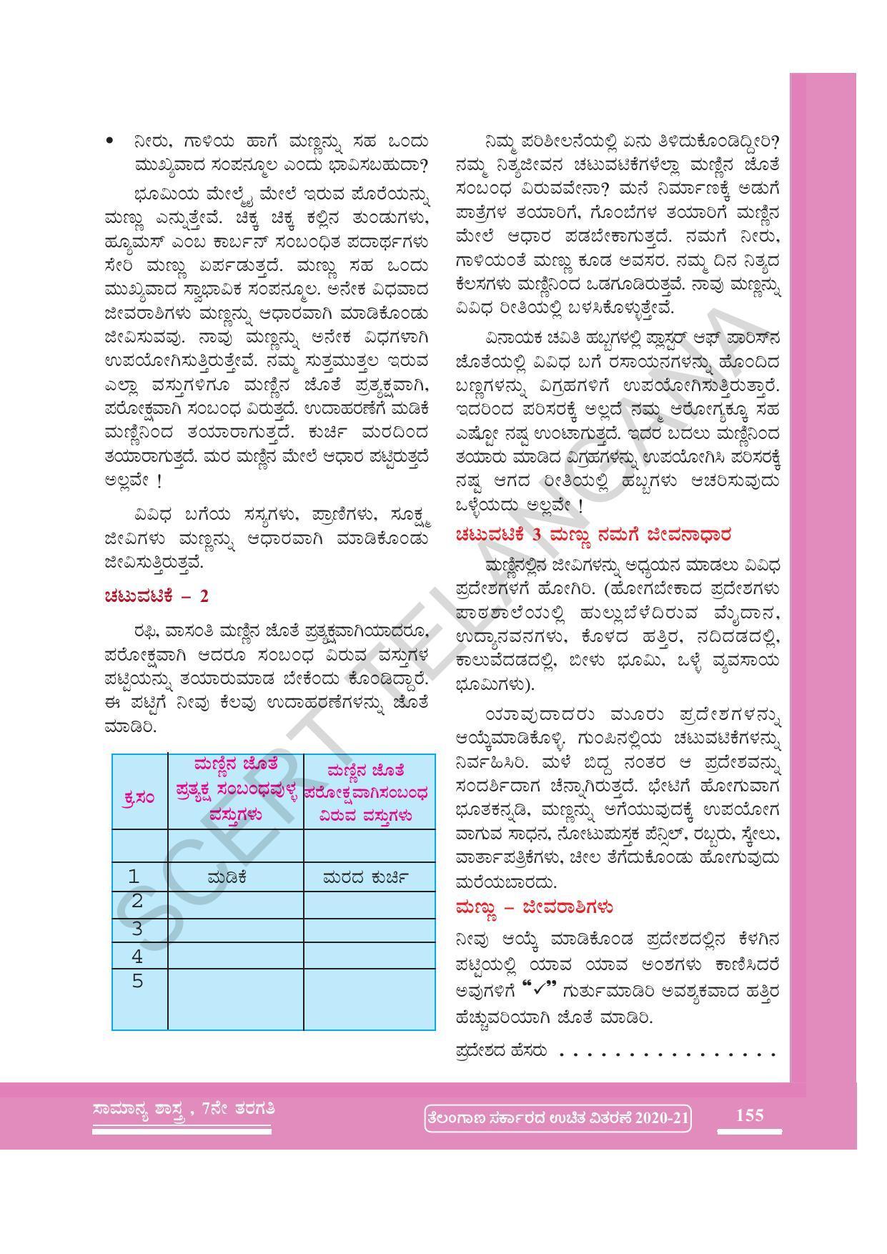 TS SCERT Class 7 General Science (Kannada Medium) Text Book - Page 169