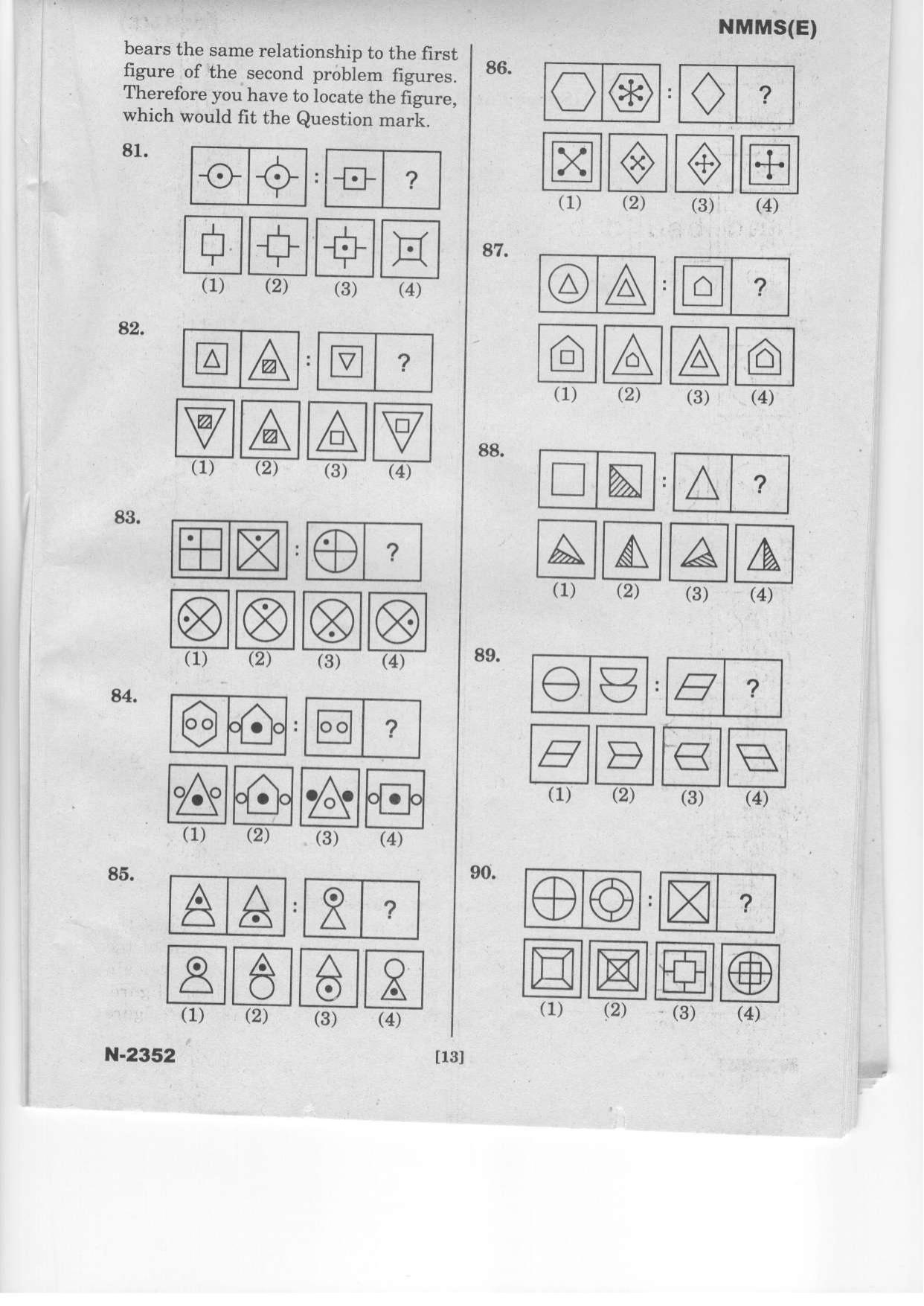 Telangana NMMS Dec 2022 English Question Paper - Page 13