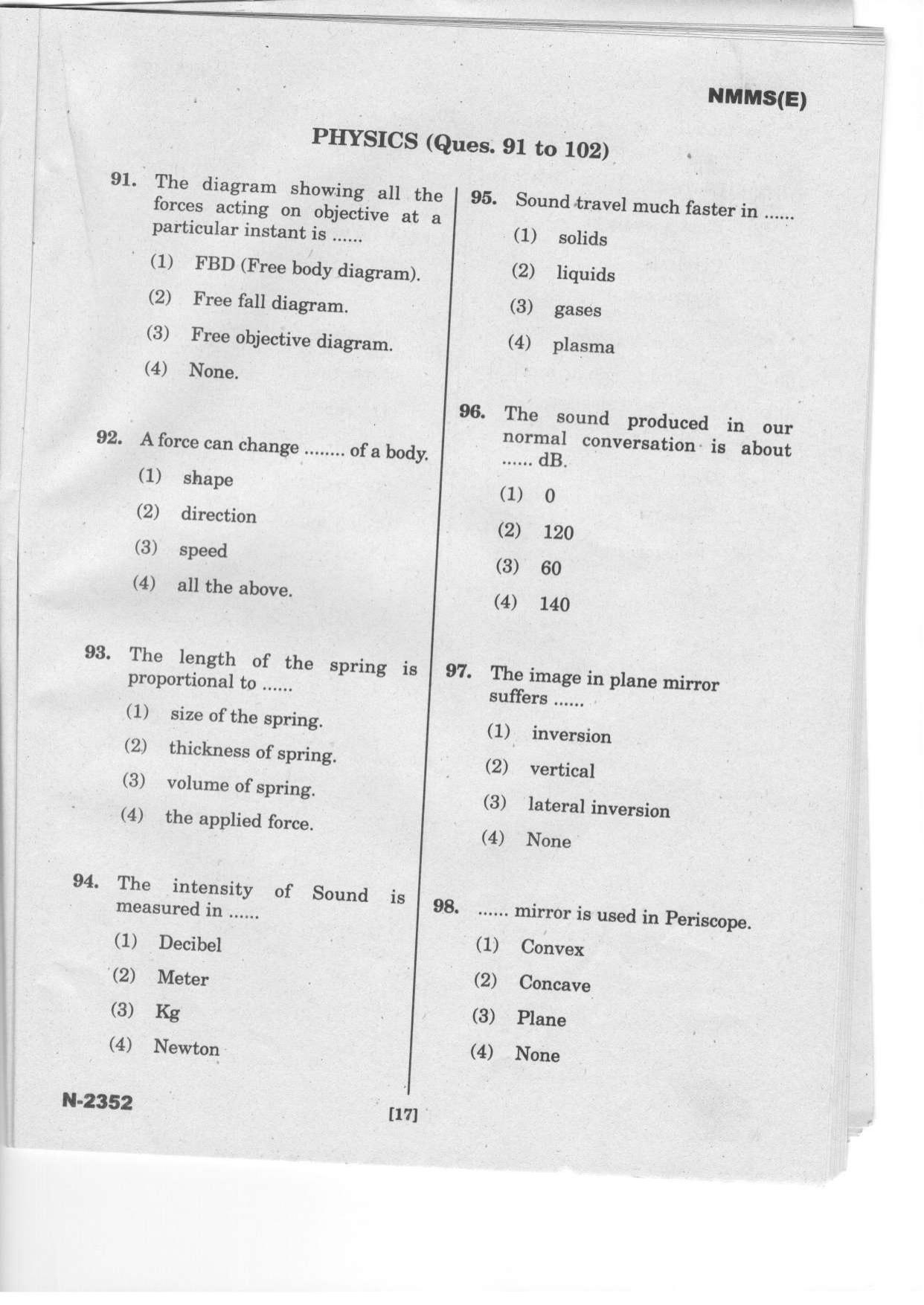 Telangana NMMS Dec 2022 English Question Paper - Page 15