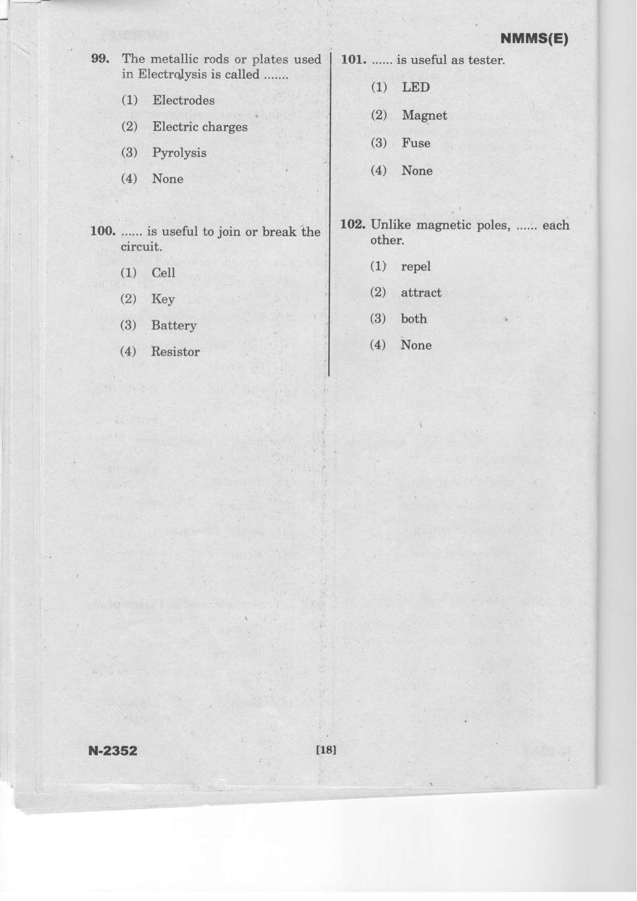 Telangana NMMS Dec 2022 English Question Paper - Page 16