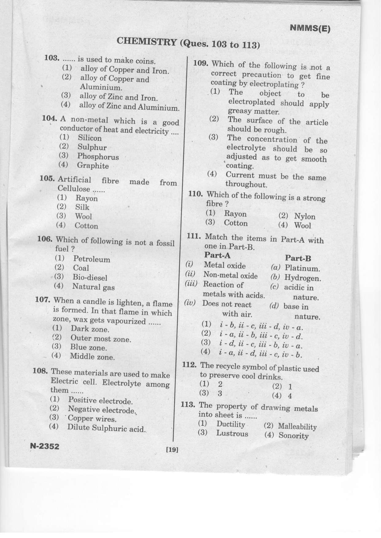 Telangana NMMS Dec 2022 English Question Paper - Page 17