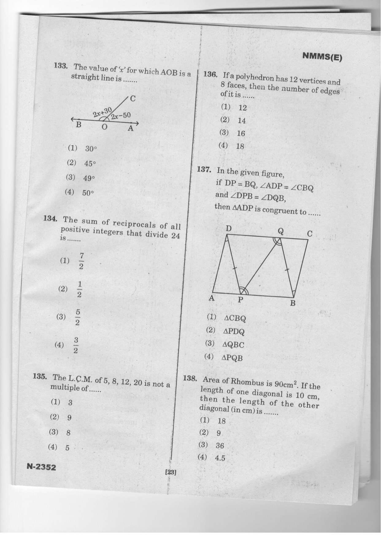 Telangana NMMS Dec 2022 English Question Paper - Page 21