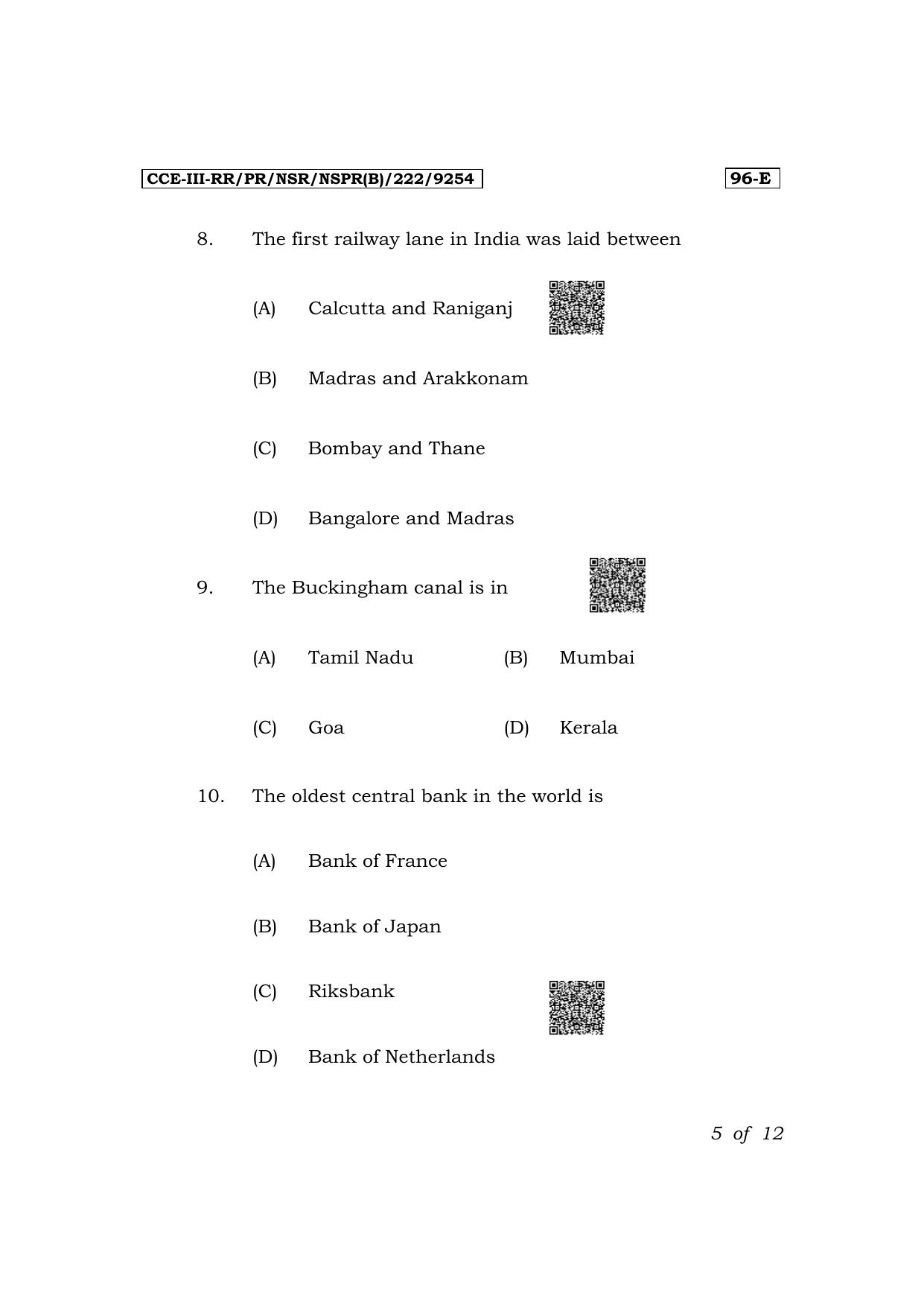 Karnataka SSLC Economics (English Medium) Exam 3 Question Paper 2024 (B Version) - Page 5