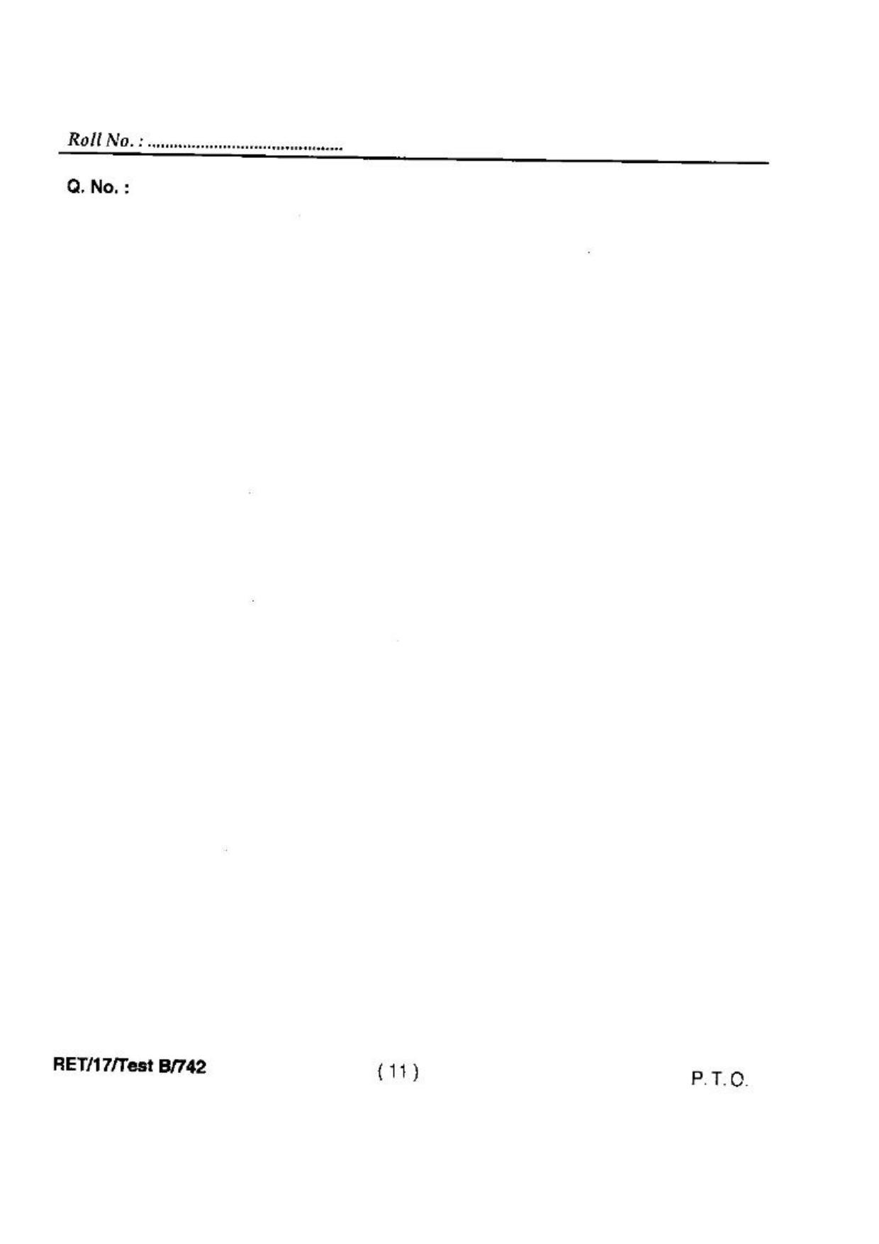BHU RET(Agriculture) Animal Husbandry & Dairying 2017 Question Paper - Page 13