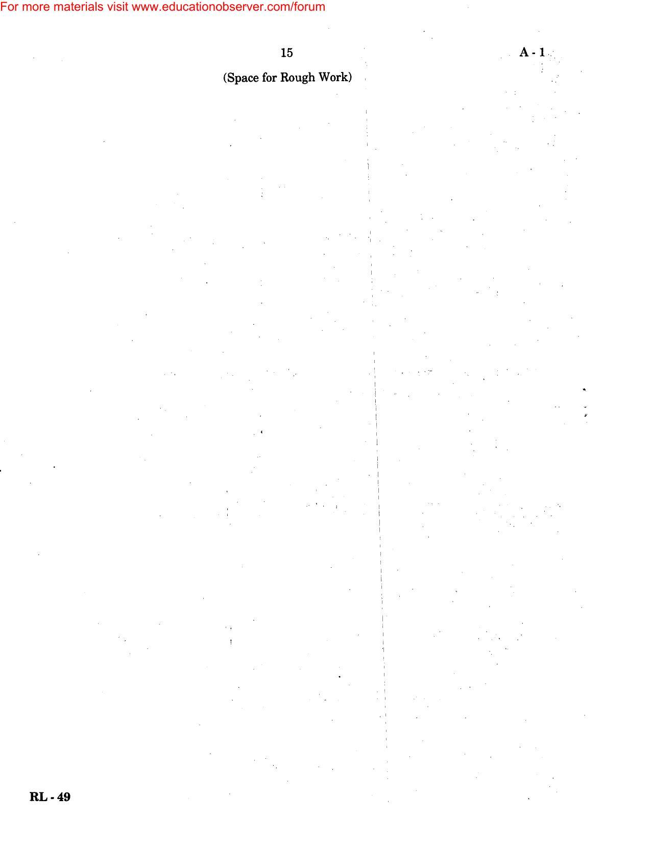 KEAM Paper III 2004 Question Paper - Page 15
