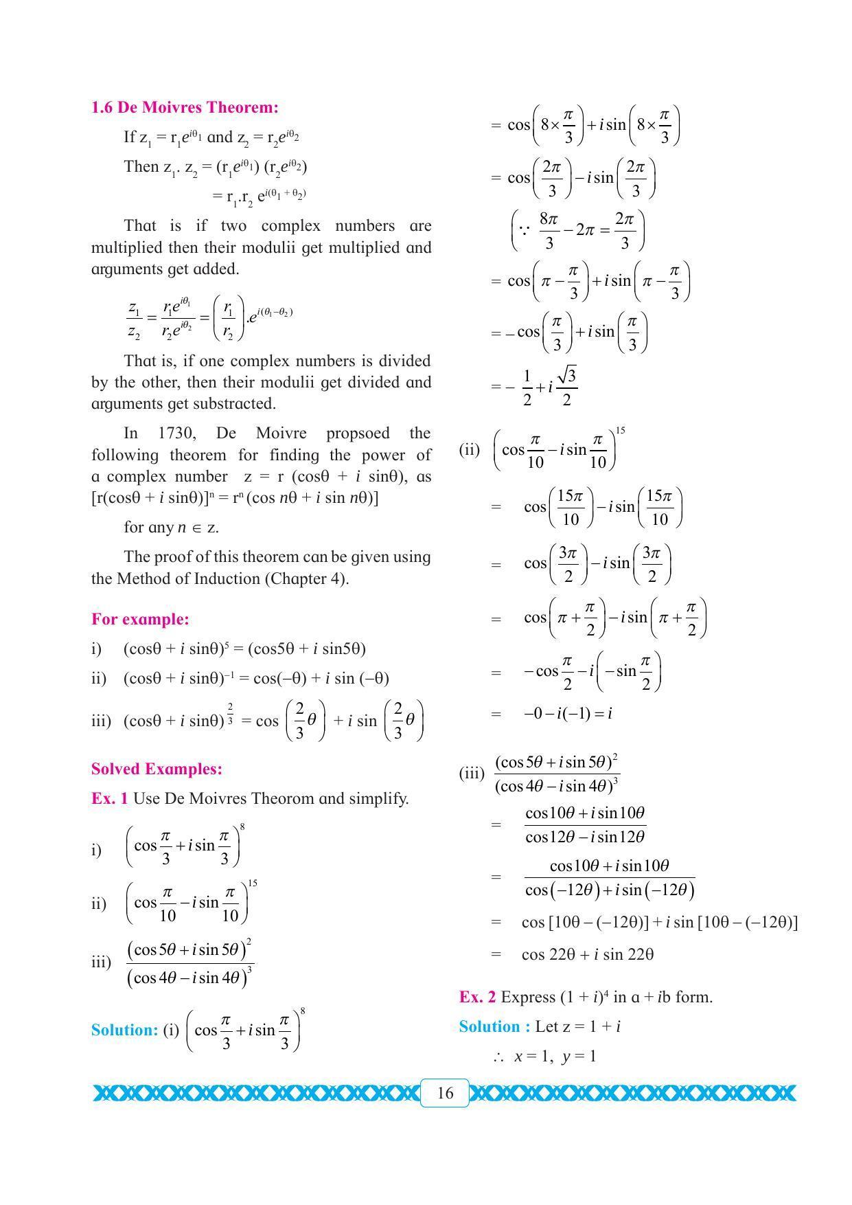 Maharashtra Board Class 11 Maths Textbook - Page 26