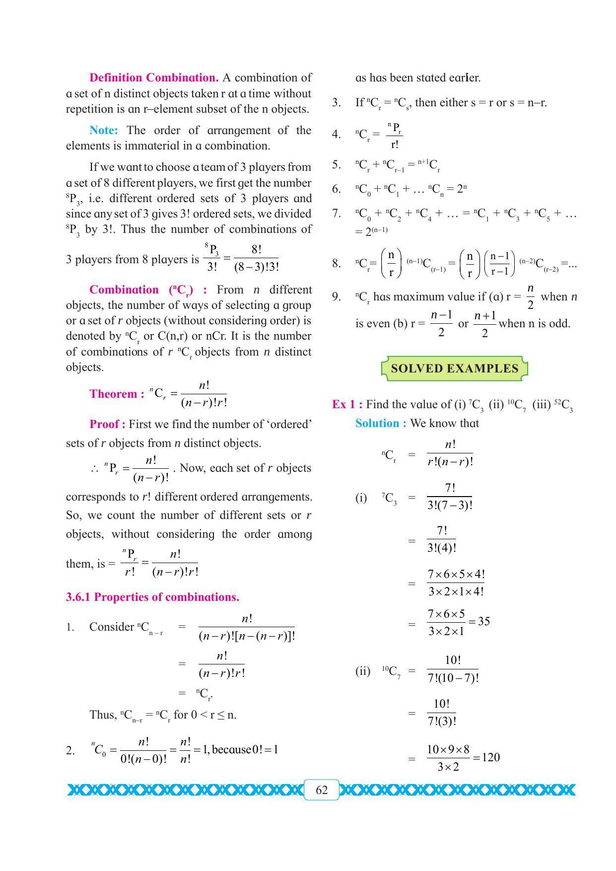 Maharashtra Board Class 11 Maths Textbook - Page 72