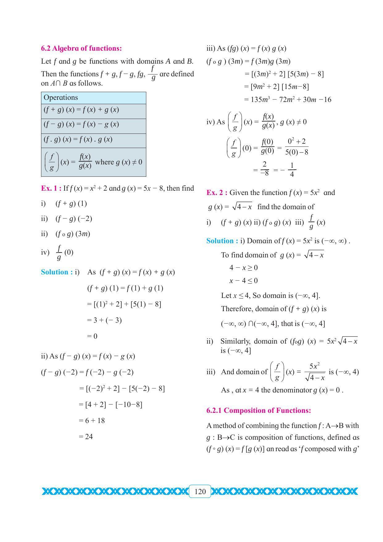 Maharashtra Board Class 11 Maths Textbook - Page 130
