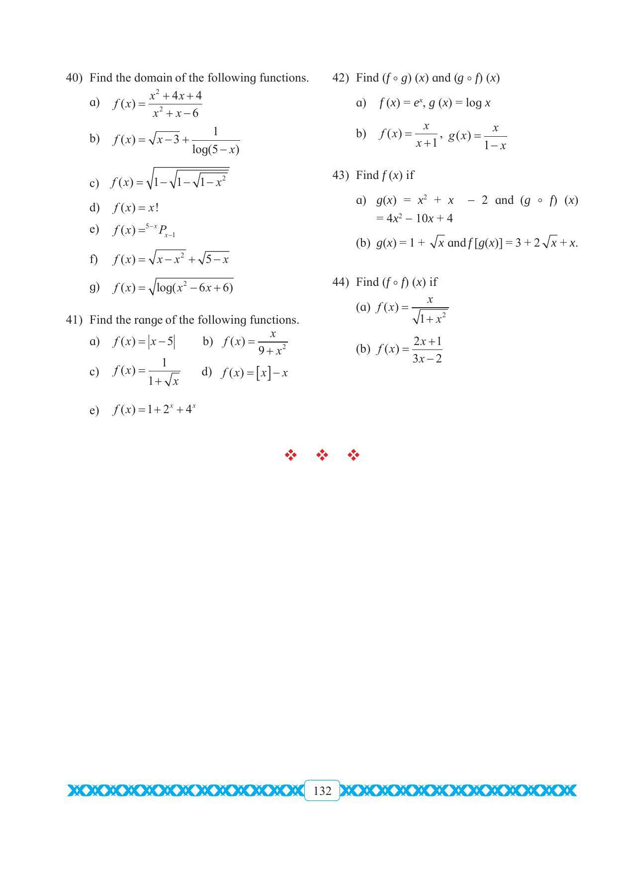 Maharashtra Board Class 11 Maths Textbook - Page 142