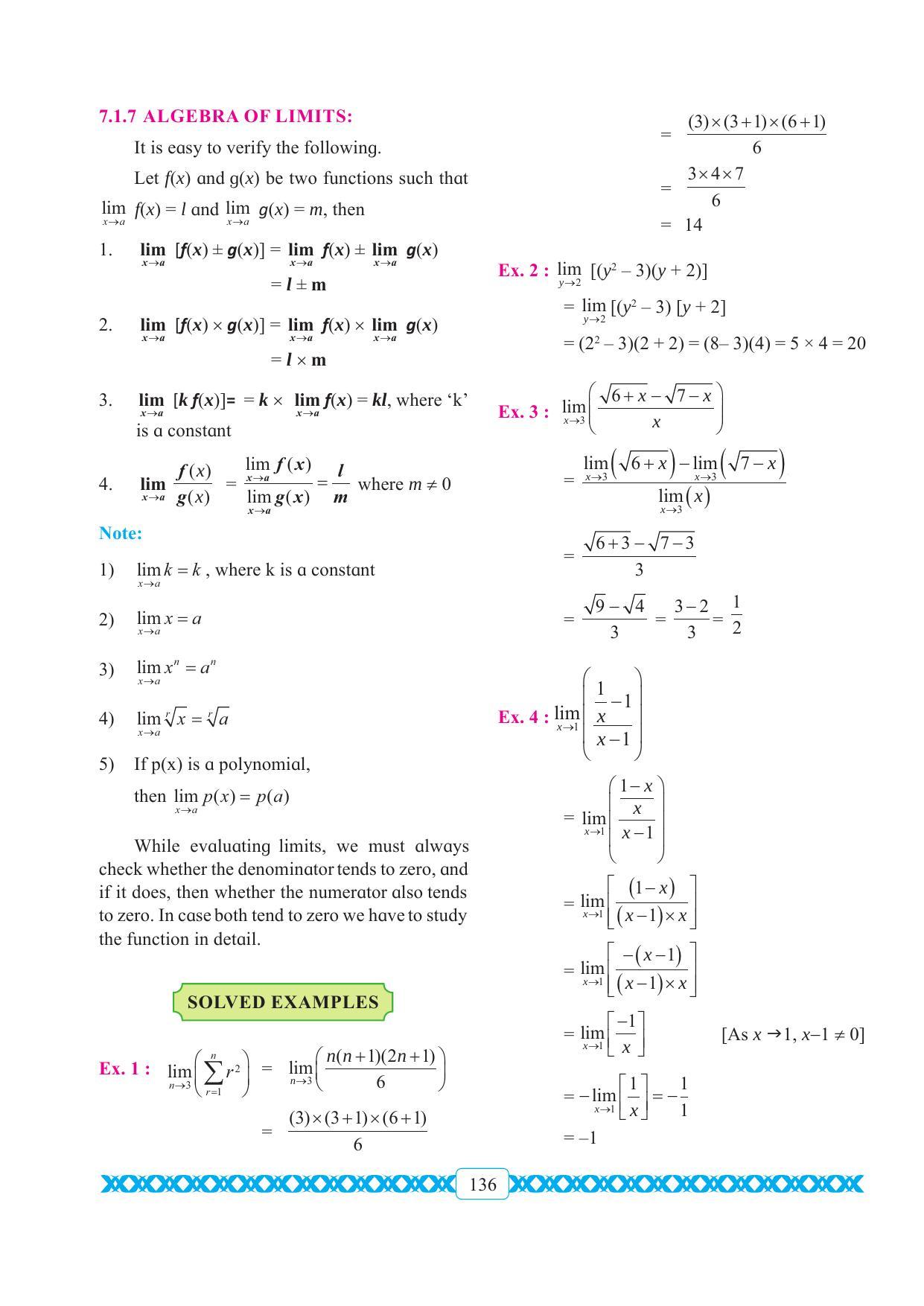 Maharashtra Board Class 11 Maths Textbook - Page 146