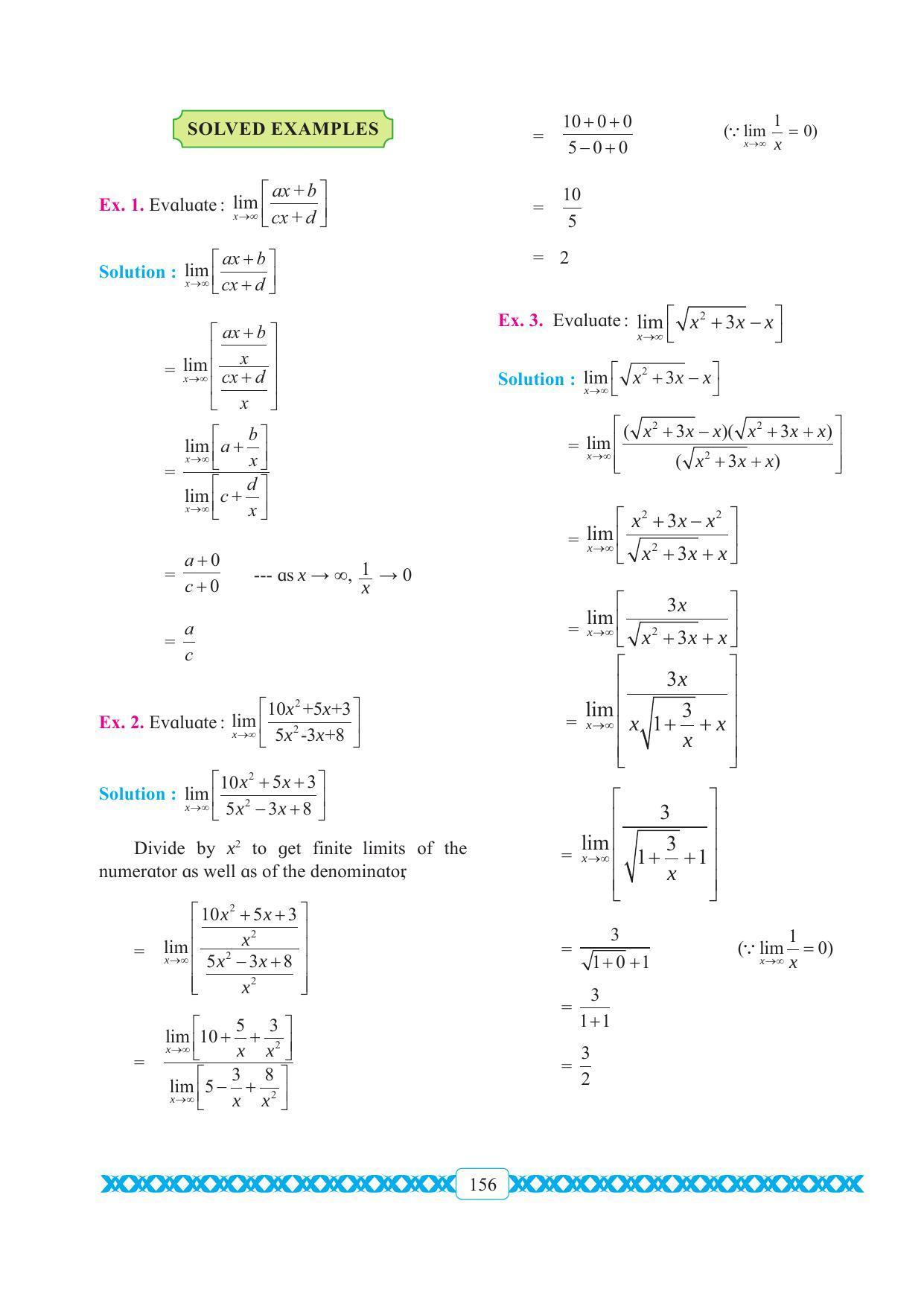 Maharashtra Board Class 11 Maths Textbook - Page 166
