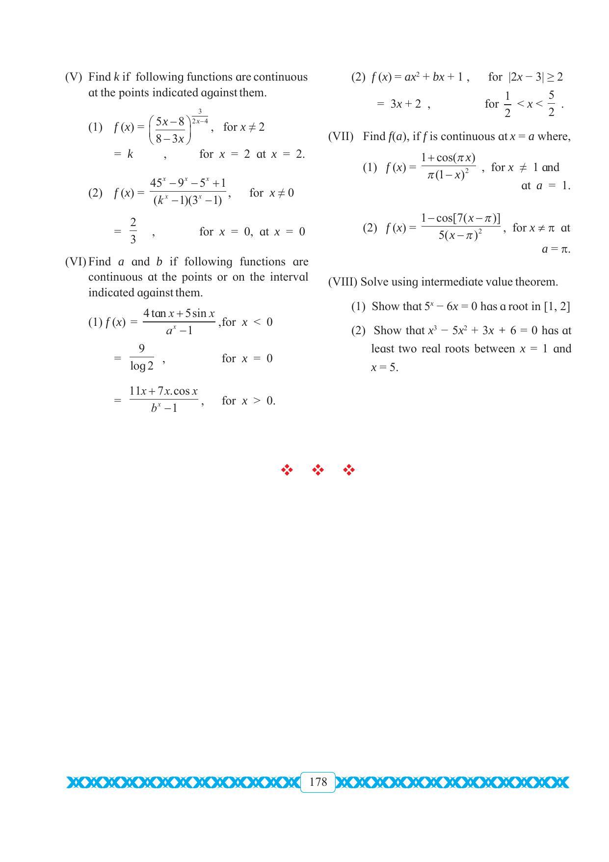 Maharashtra Board Class 11 Maths Textbook - Page 188