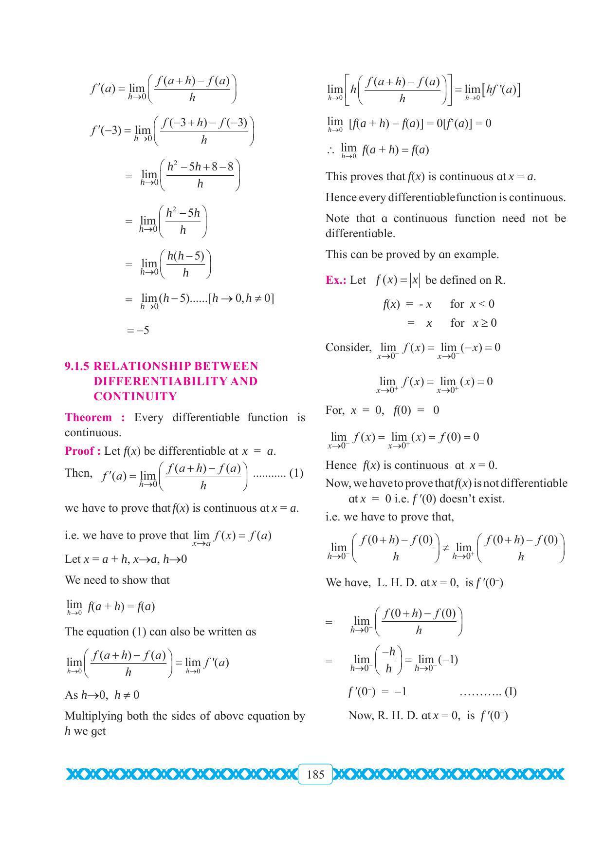 Maharashtra Board Class 11 Maths Textbook - Page 195