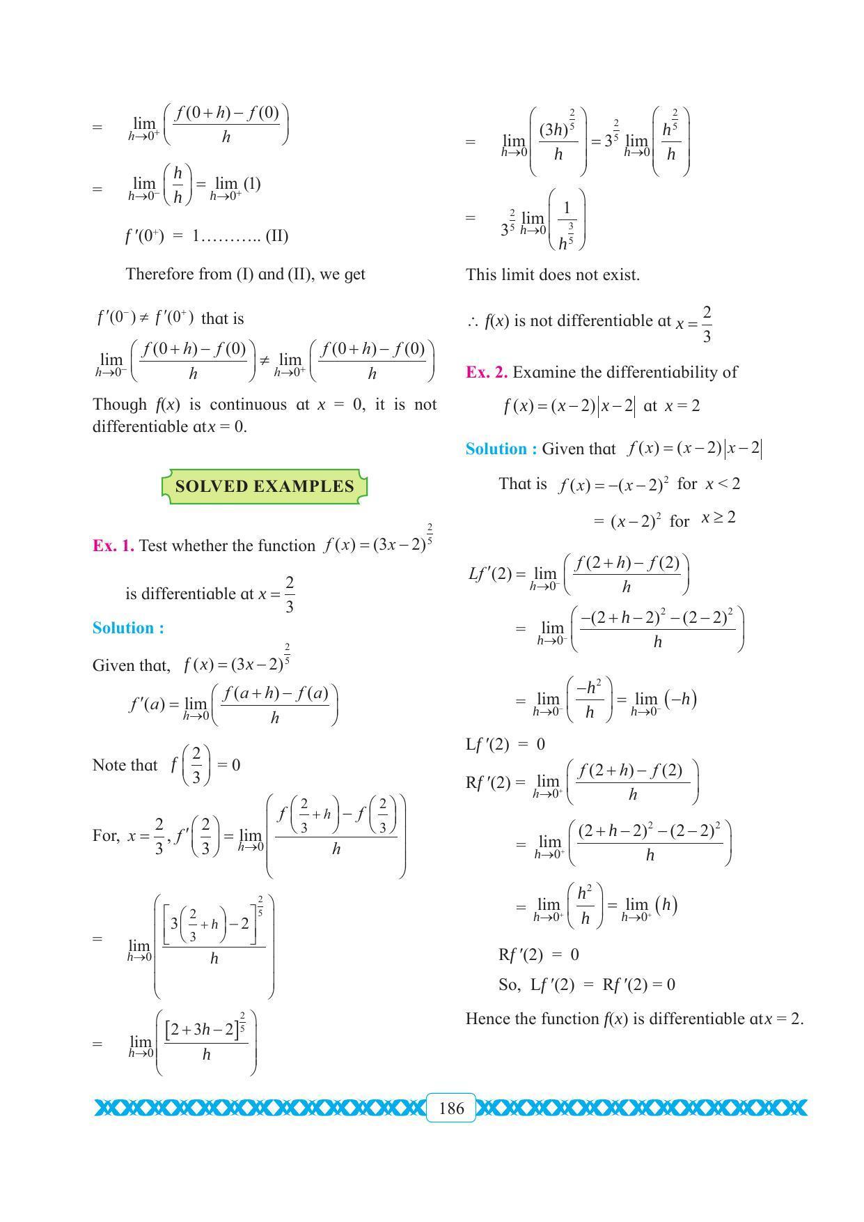 Maharashtra Board Class 11 Maths Textbook - Page 196