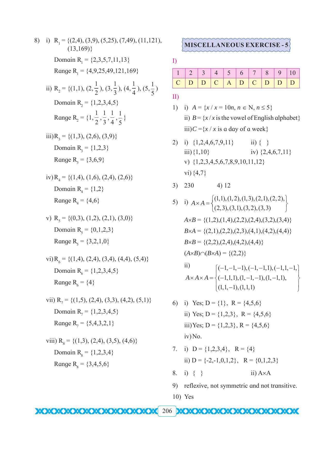 Maharashtra Board Class 11 Maths Textbook - Page 216