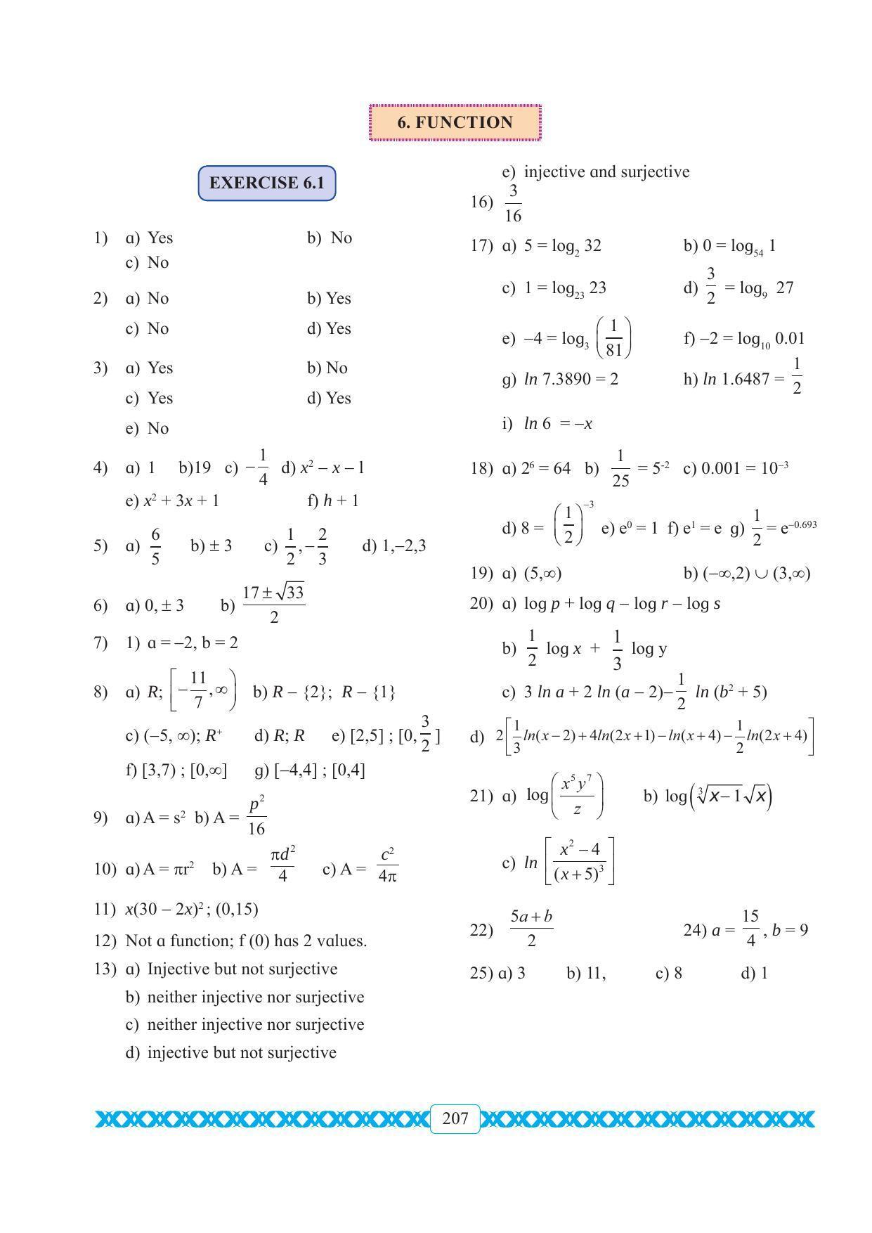 Maharashtra Board Class 11 Maths Textbook - Page 217