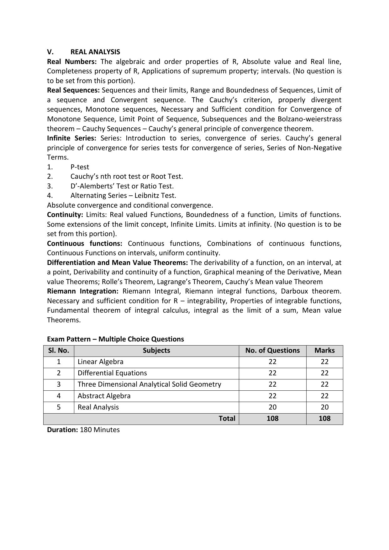 KLEEE M.SC (Computational Mathematics) Syllabus - Page 4
