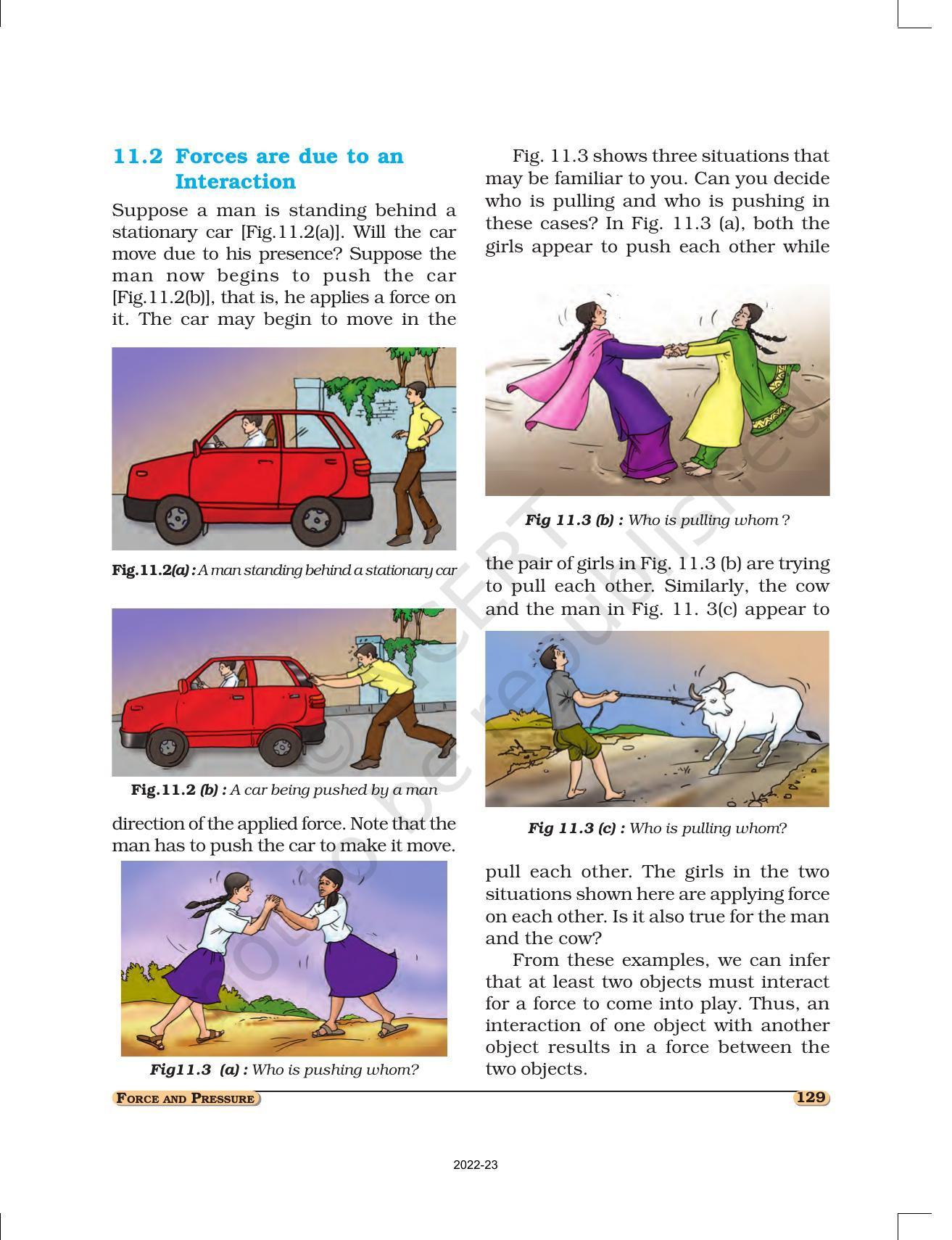 NCERT Book for Class 8 Science Chapter 11 Force and Pressure - Page 3