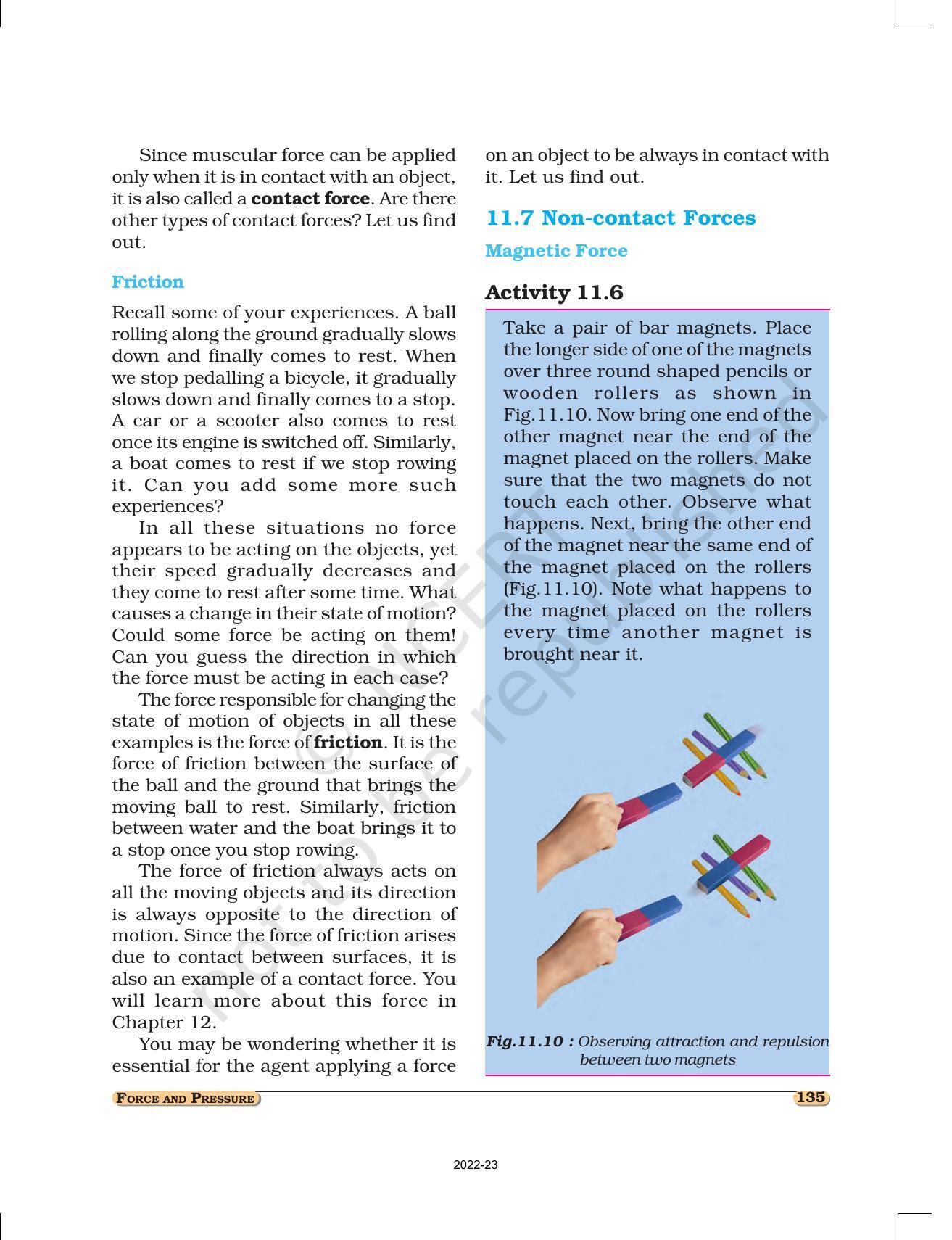 NCERT Book for Class 8 Science Chapter 11 Force and Pressure - Page 9