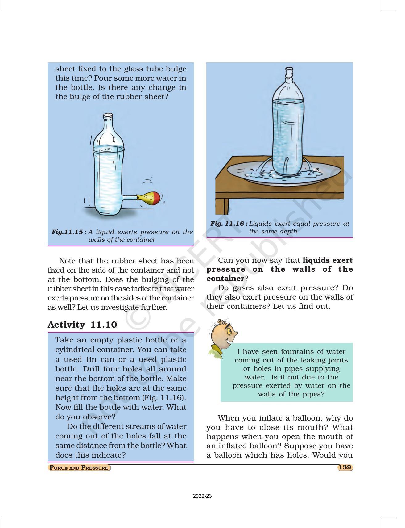 NCERT Book for Class 8 Science Chapter 11 Force and Pressure - Page 13