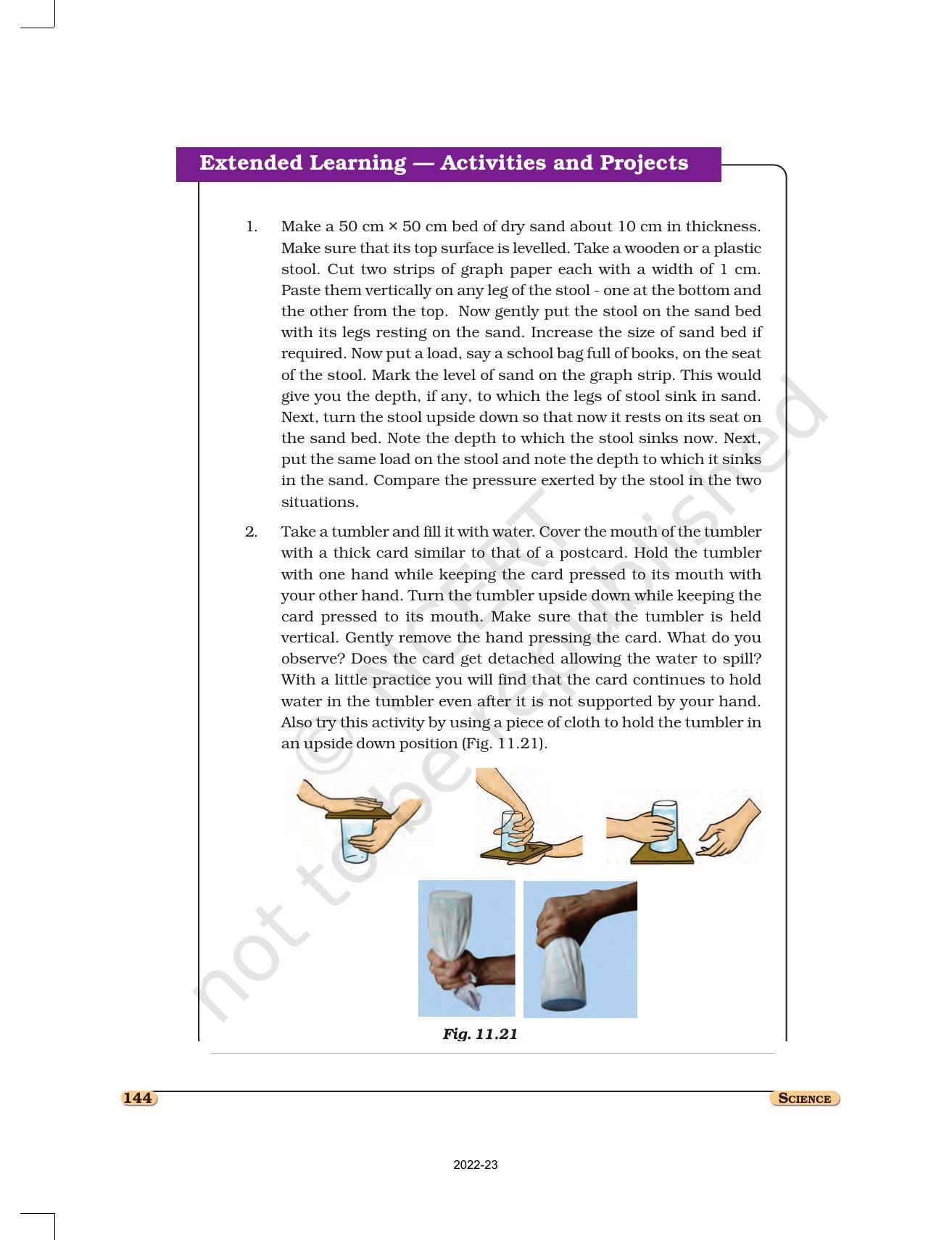 NCERT Book for Class 8 Science Chapter 11 Force and Pressure - Page 18