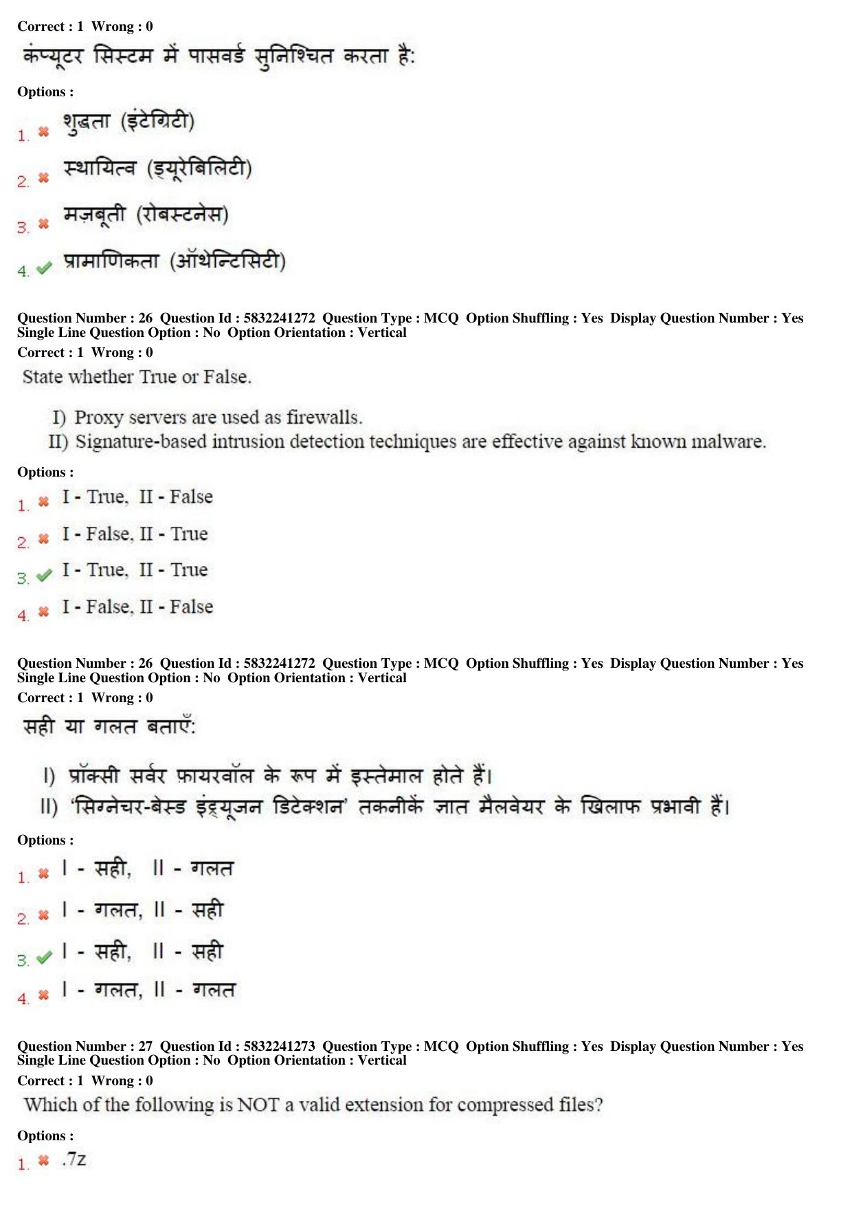 MP CPCT 21st May 2017 CPCT Question Paper Shift 1 - Page 15
