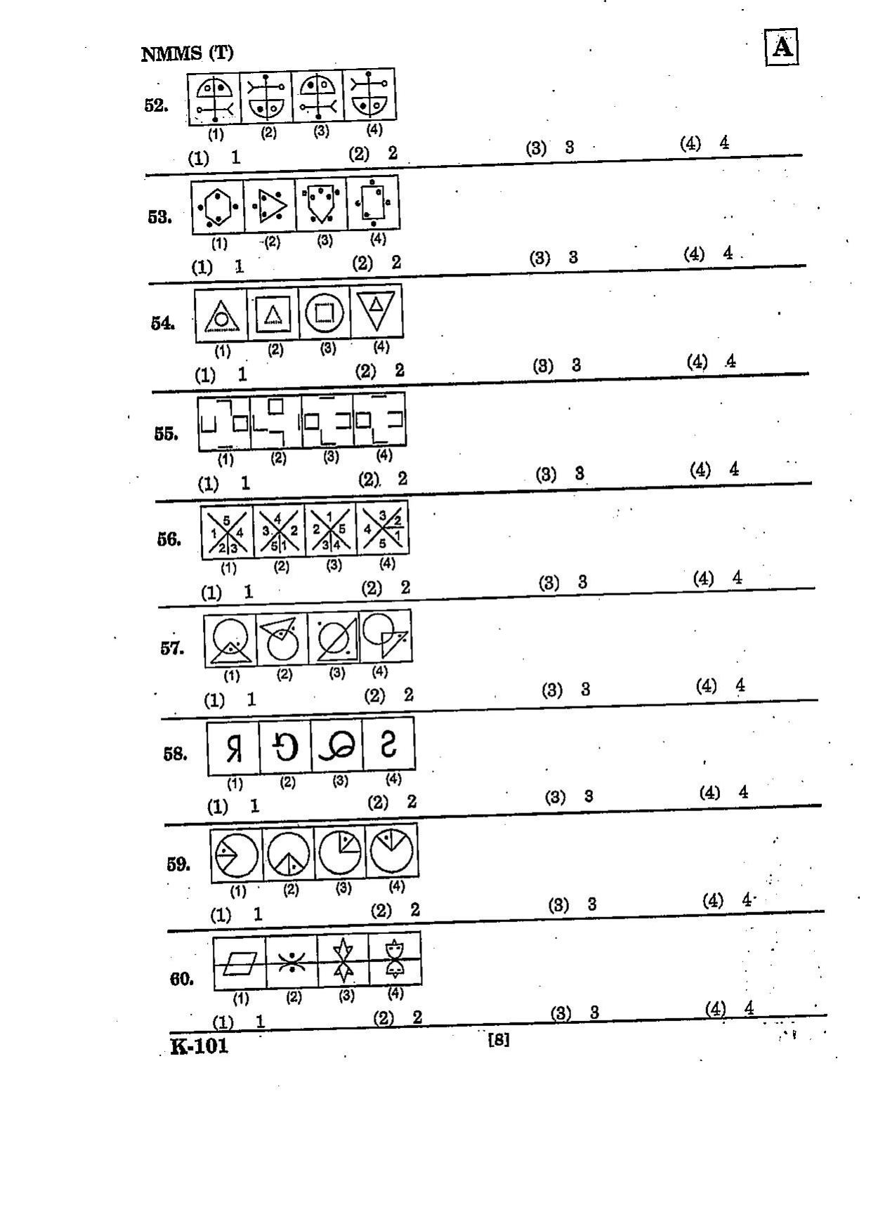 NMMS Question Papers March 2022 (Telugu Medium) - Page 8