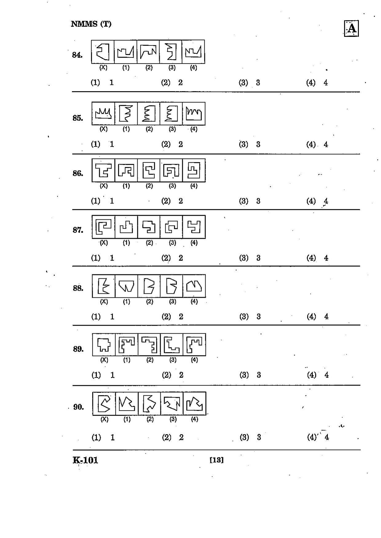 NMMS Question Papers March 2022 (Telugu Medium) - Page 13