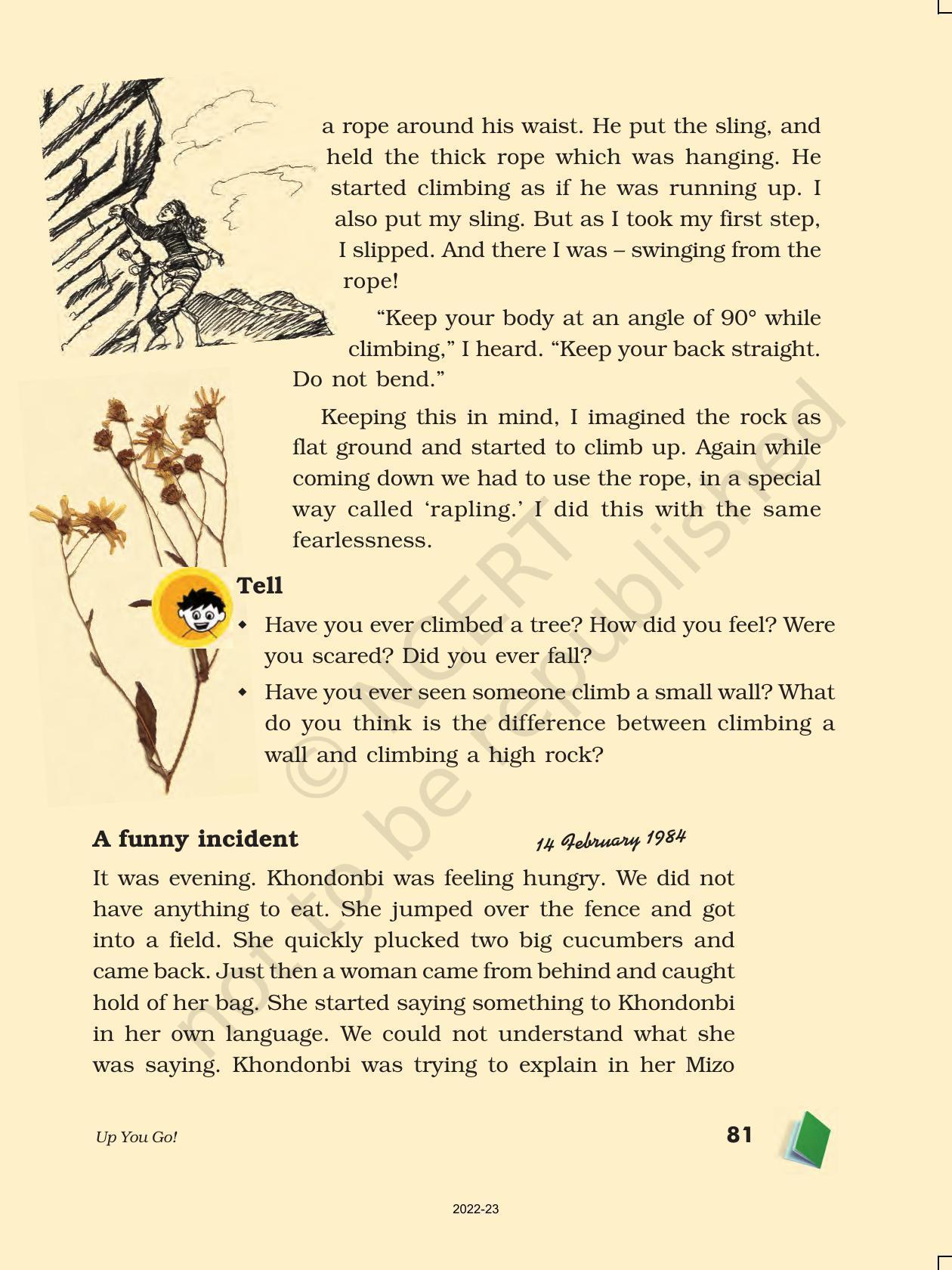 NCERT Book for Class 5 EVS Chapter 9 Up You Go! - Page 6