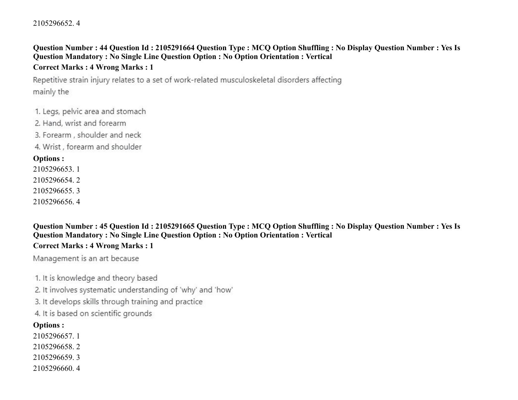 ICAR AIEEA PG 2020 HOME SCIENCE Question Paper - Page 24